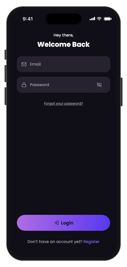 Vytal mobile app template screenshot 3