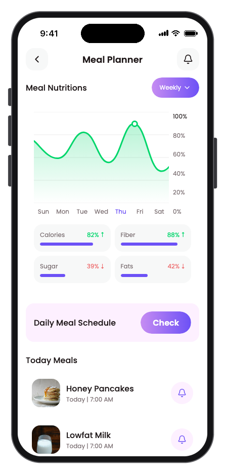Vytal mobile app template screenshot 4