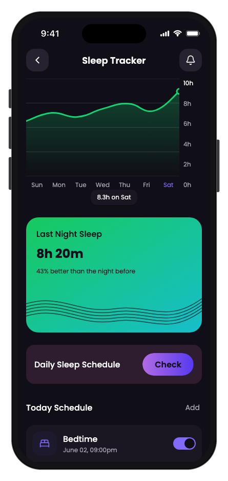 Vytal mobile app template screenshot 7