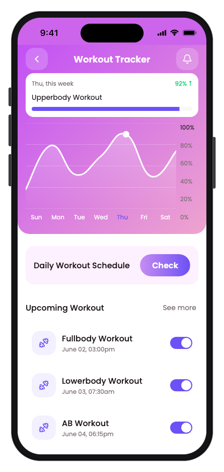 Vytal mobile app template screenshot 10