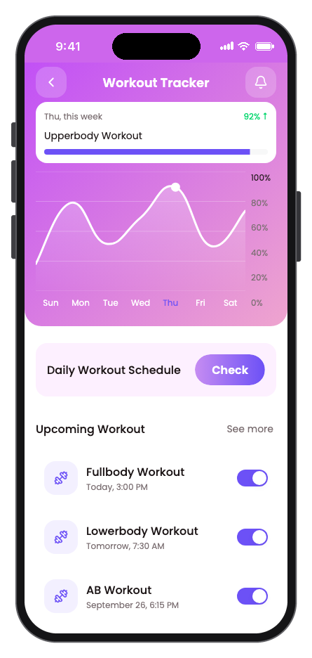 Vytal mobile app template screenshot 10