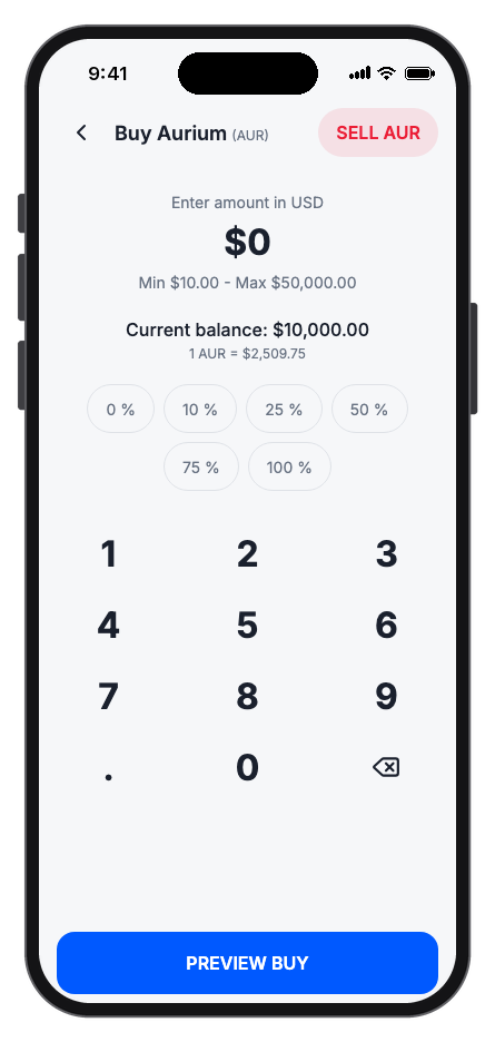 Zencoin mobile app template screenshot 2