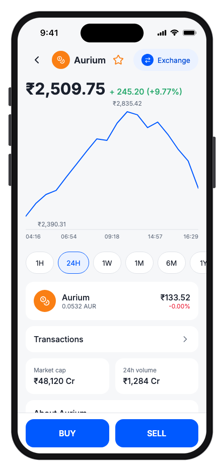 Zencoin mobile app template screenshot 3