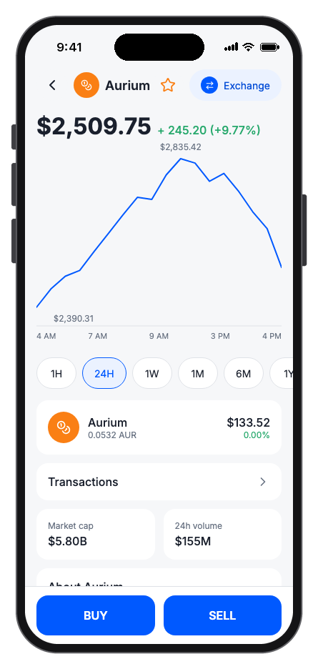 Zencoin mobile app template screenshot 3