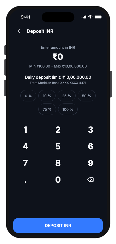 Zencoin mobile app template screenshot 4