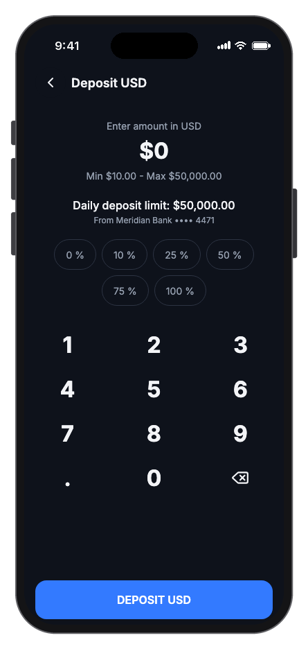 Zencoin mobile app template screenshot 4