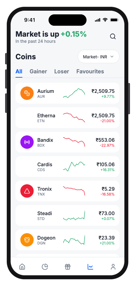 Zencoin mobile app template screenshot 5