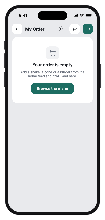 Zestly mobile app template screenshot 2