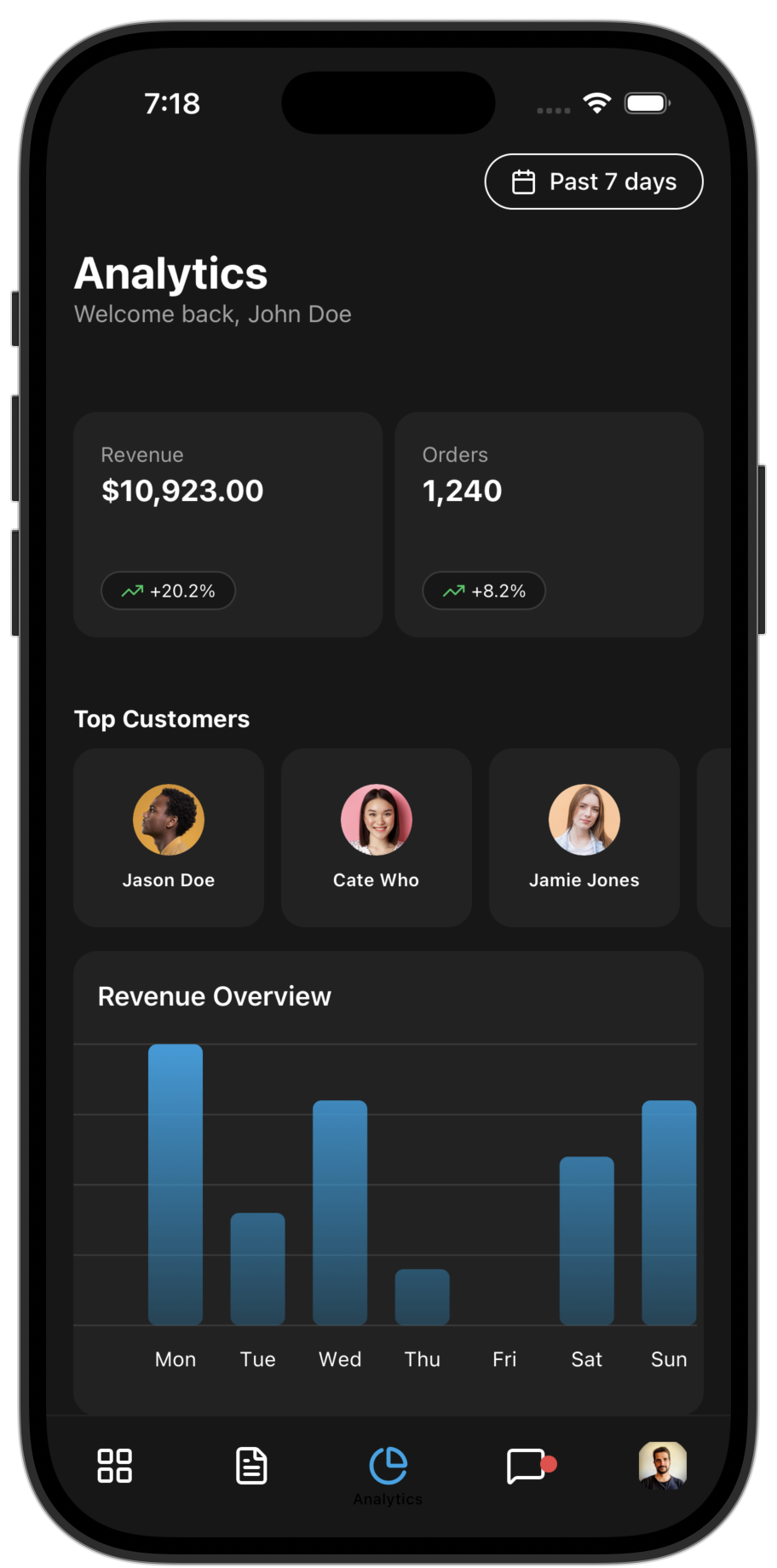 Marketplace app template — screen 9