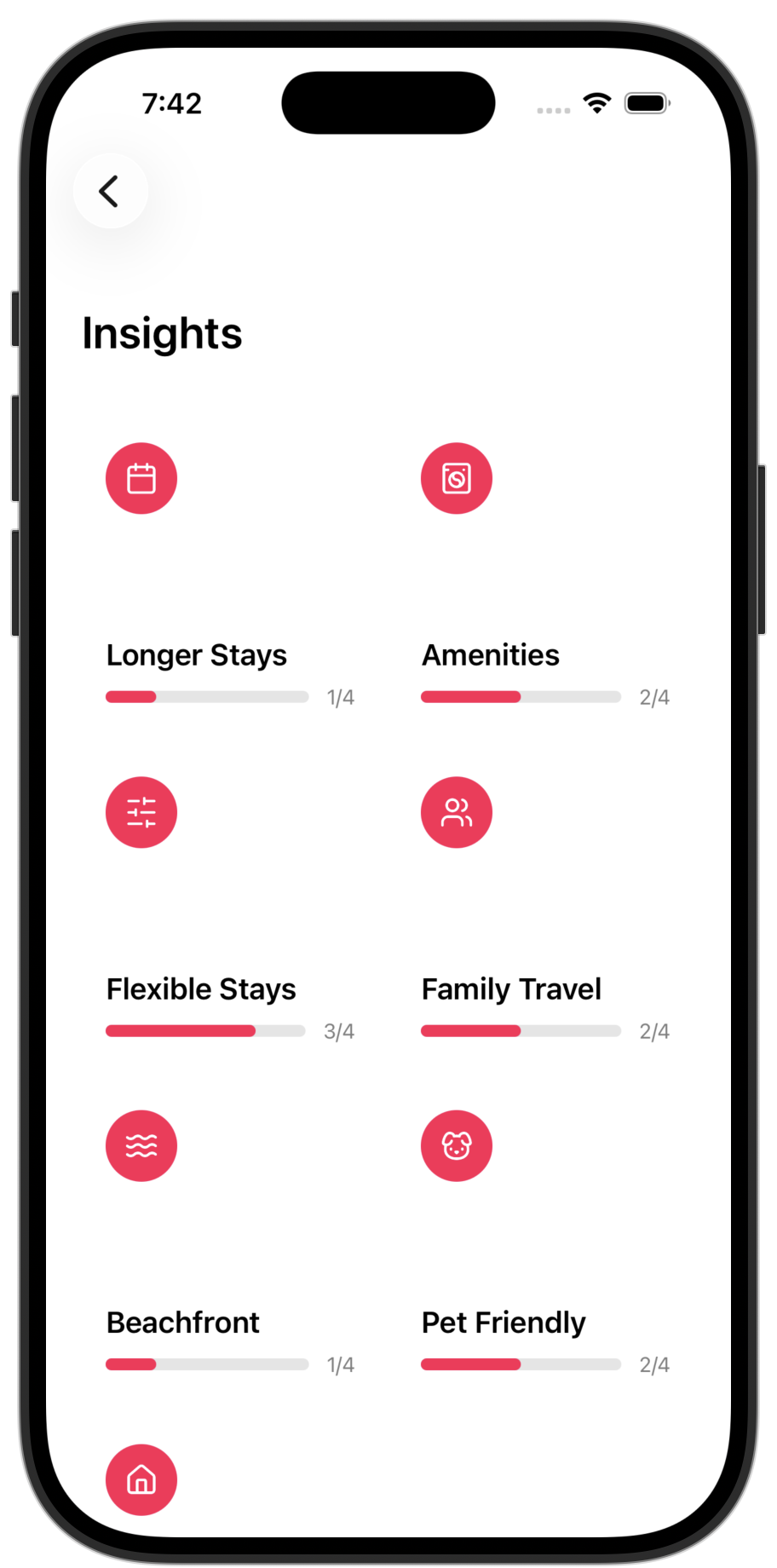Rentals app template — screen 13