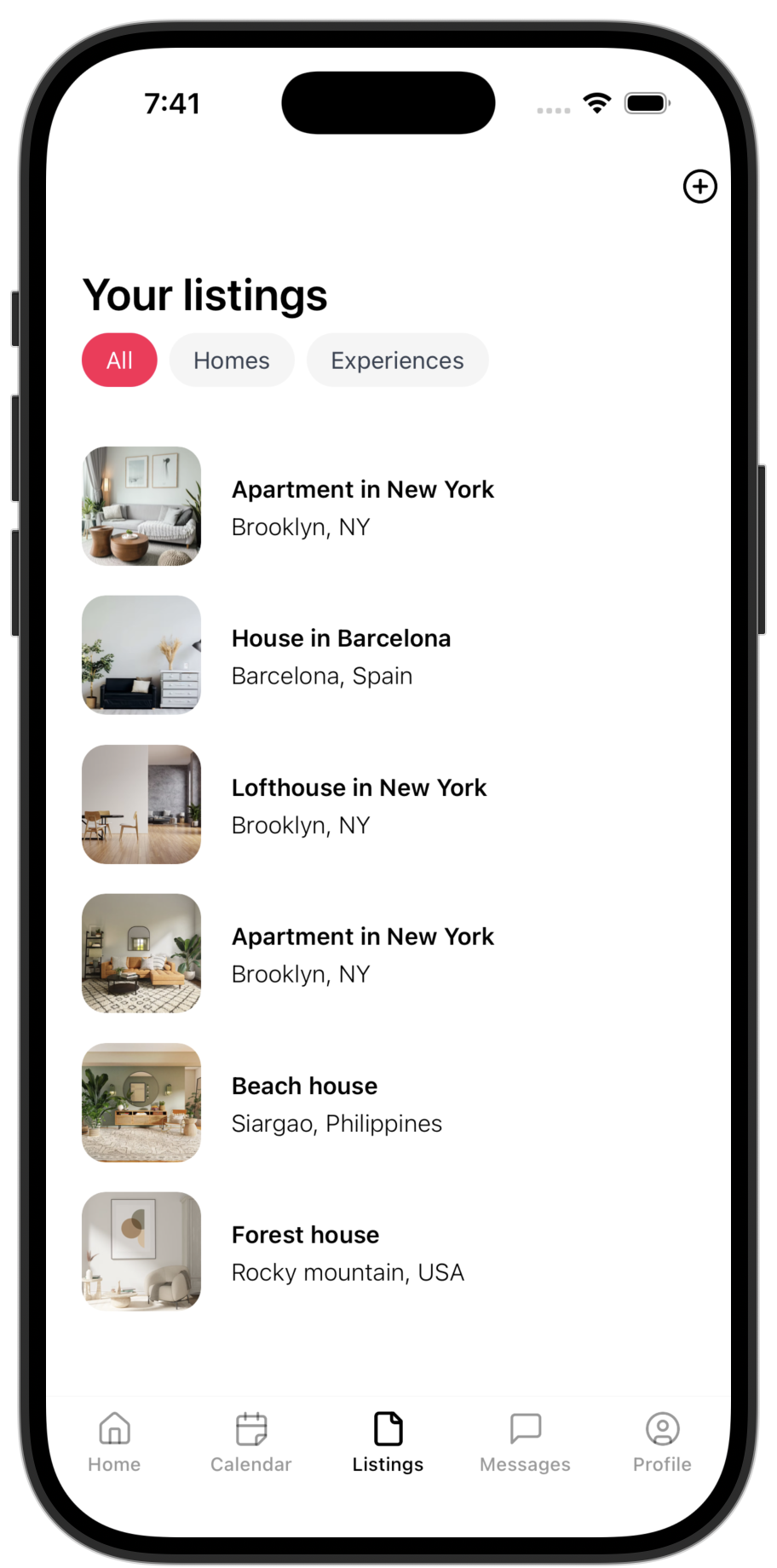 Rentals app template — screen 10
