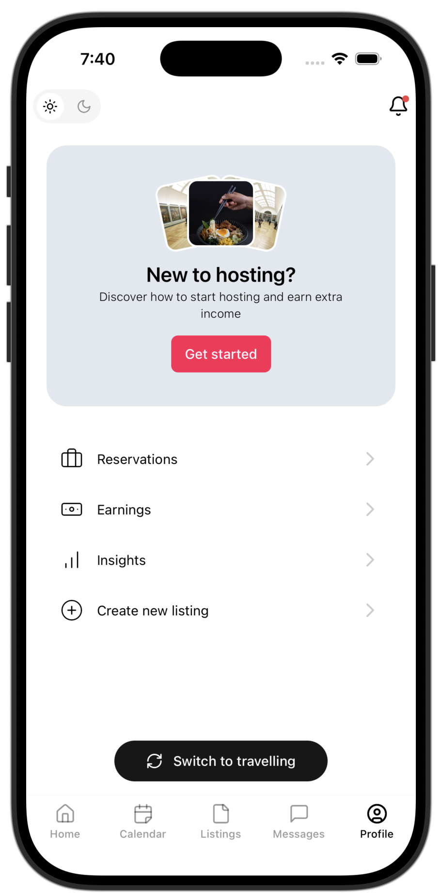 Rentals app template — screen 14