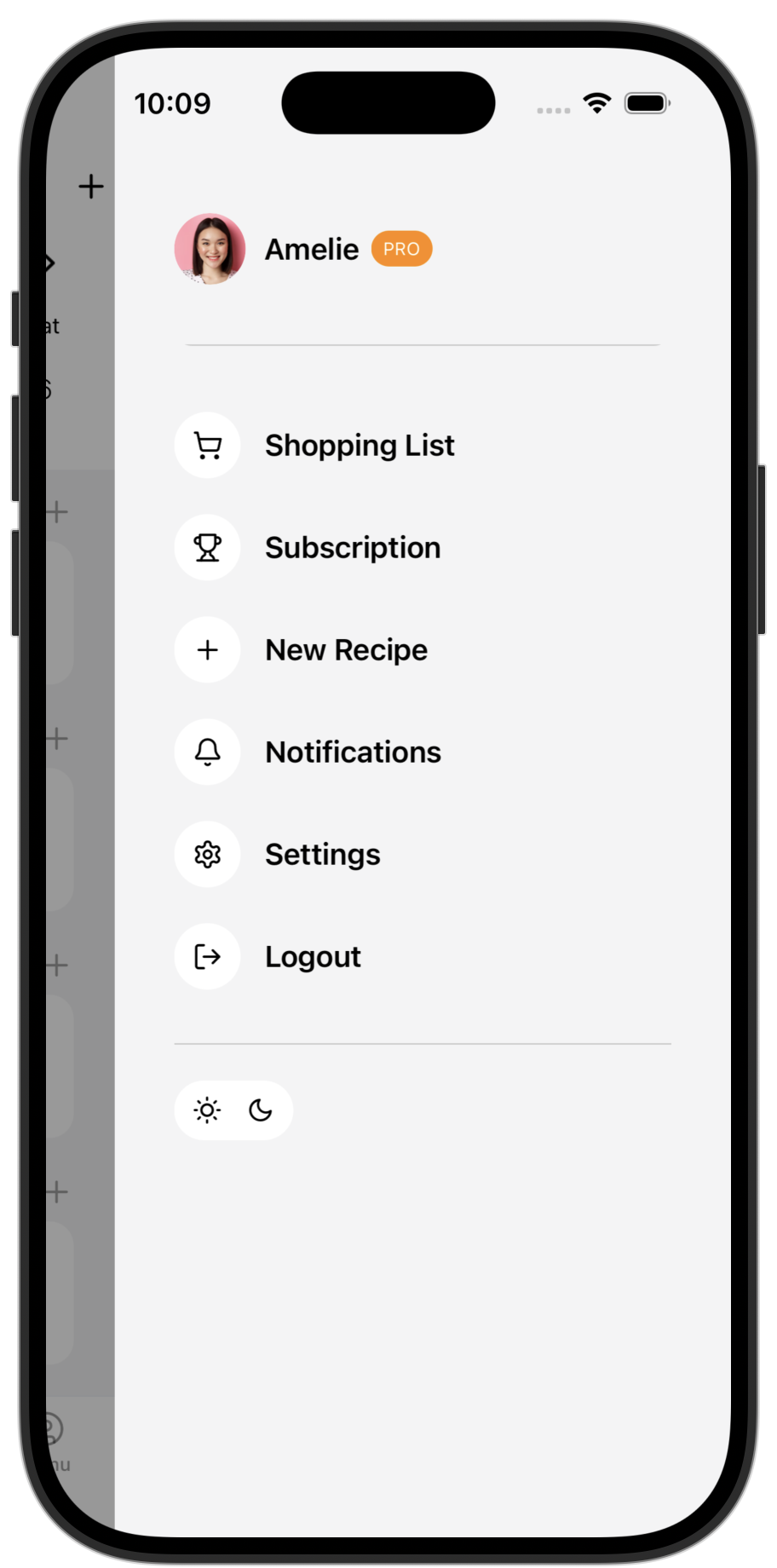 Recipes app template — screen 5