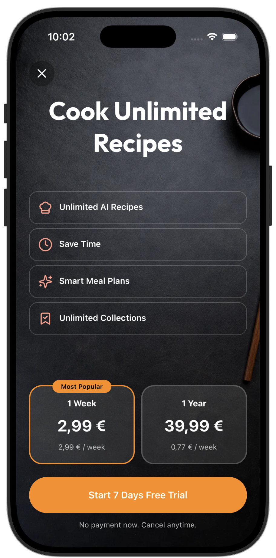 Recipes app template — screen 11