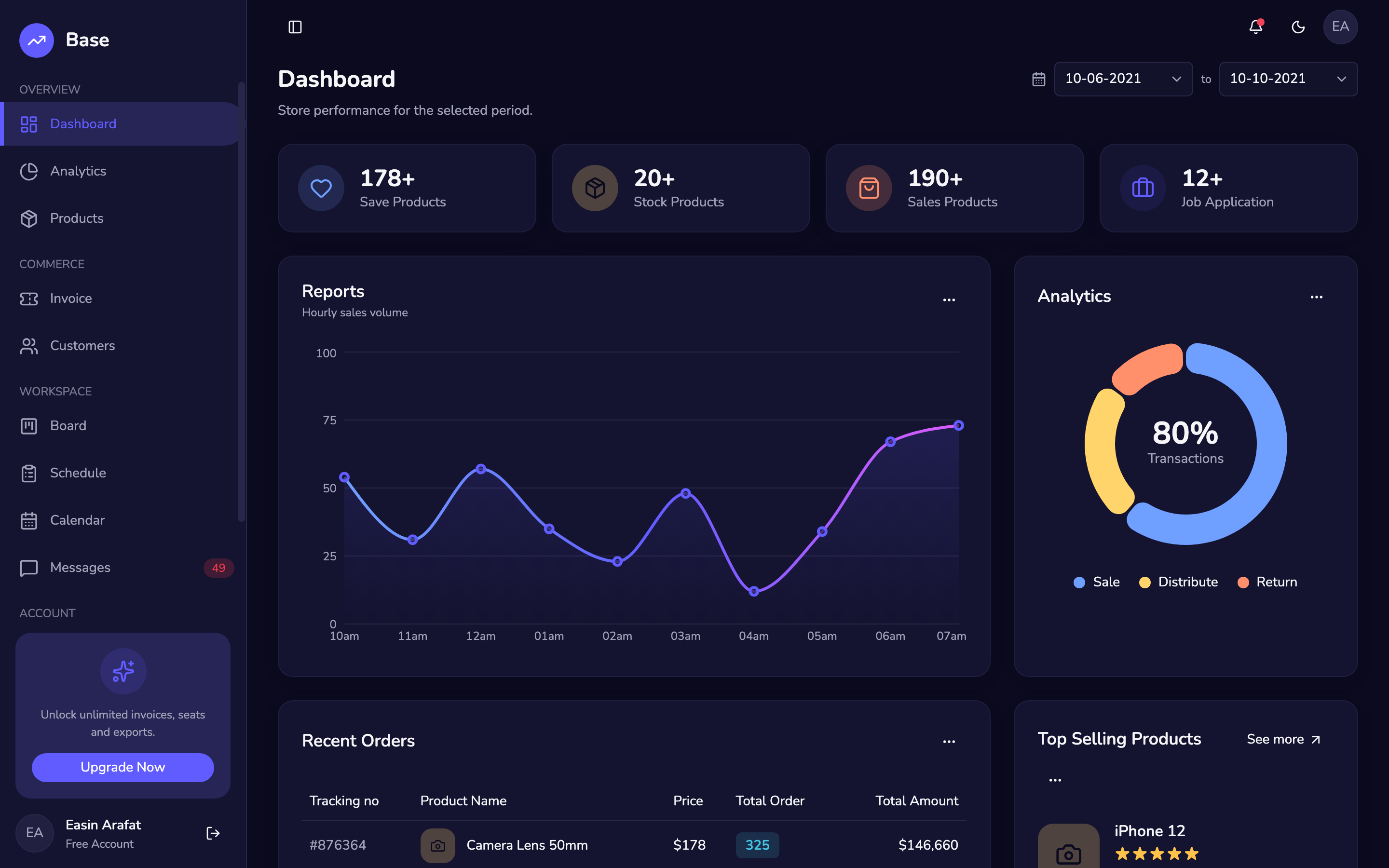 Base — Admin web app template preview 6