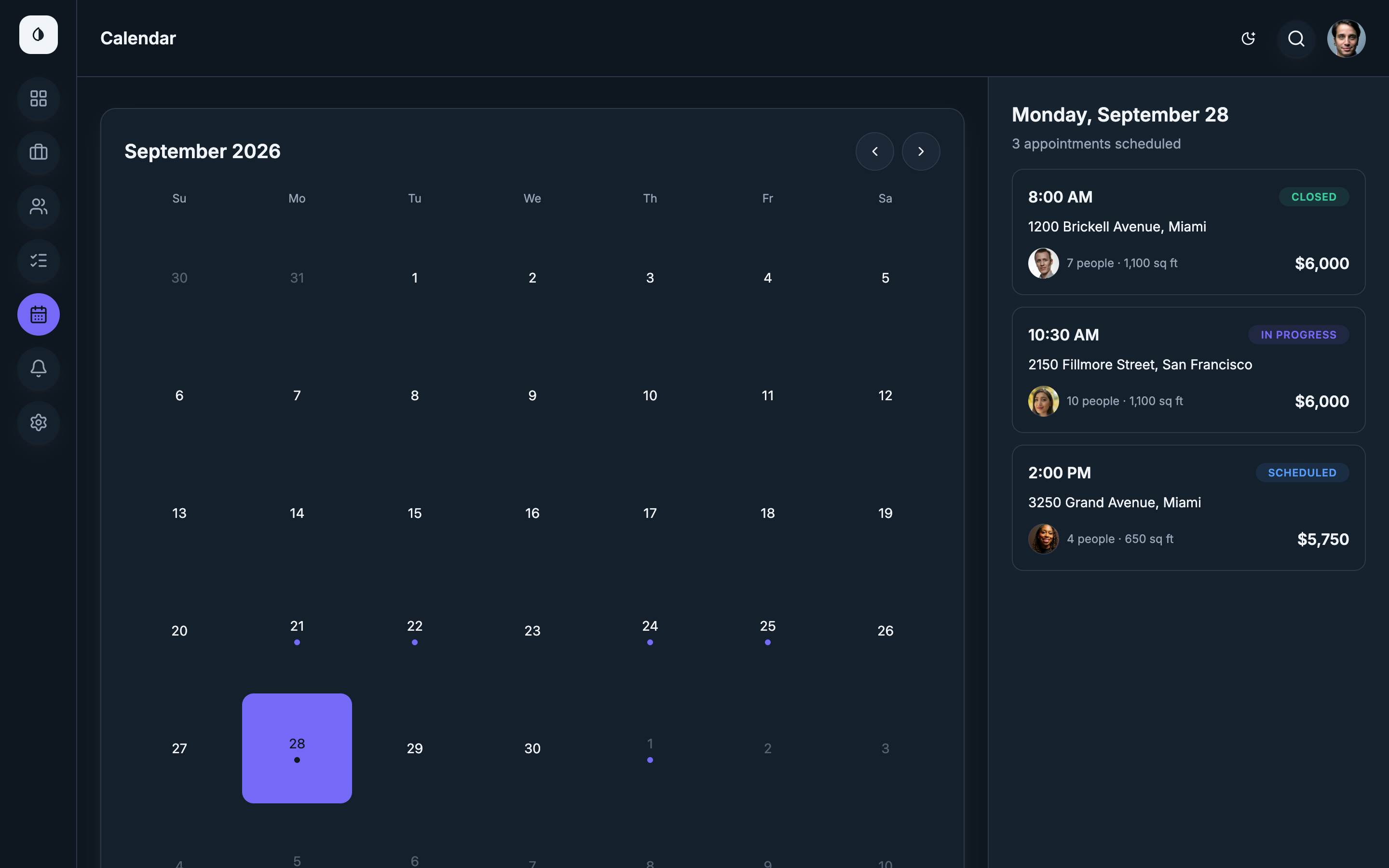 DealFlow web app template preview 4