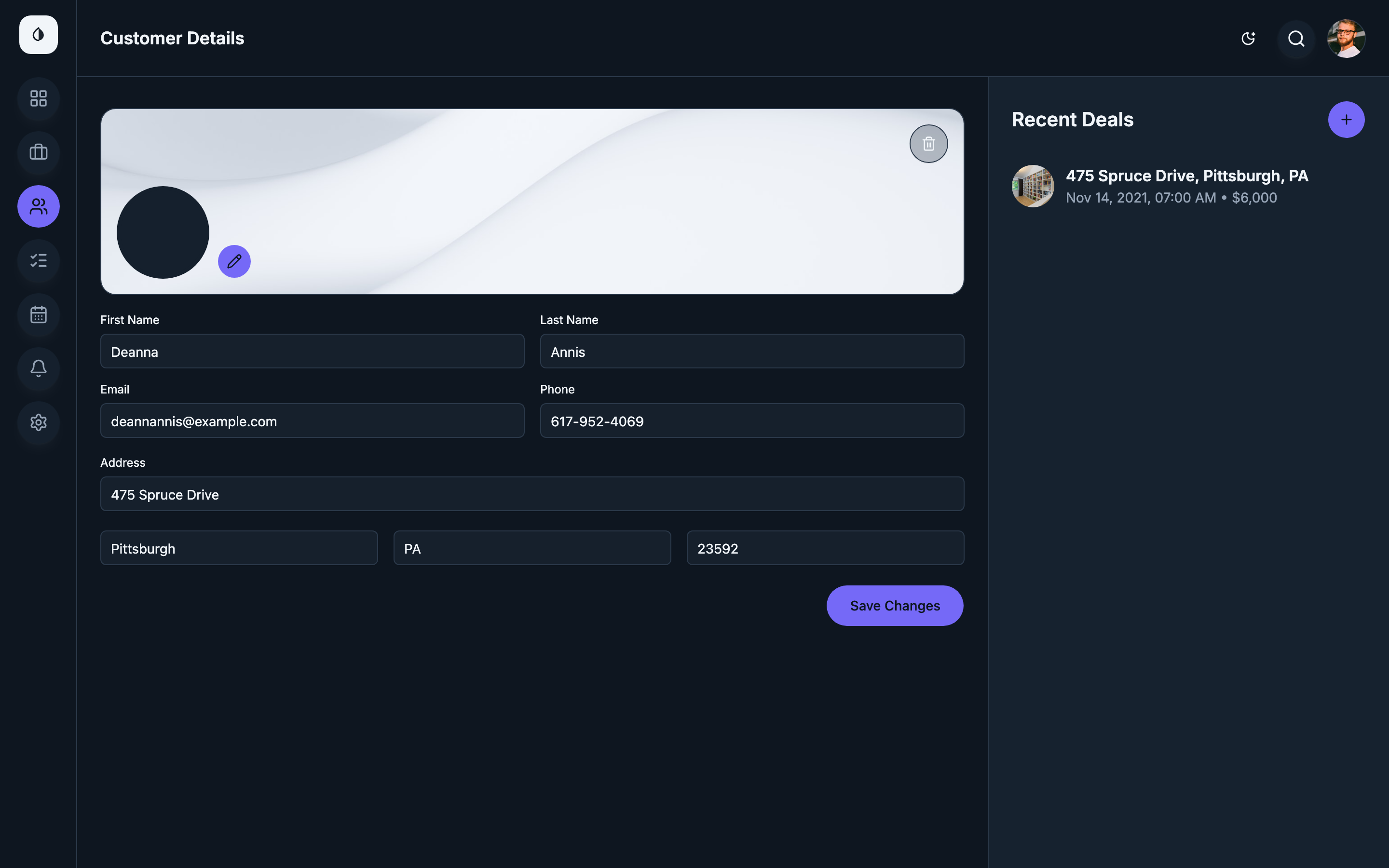 DealFlow web app template preview 5