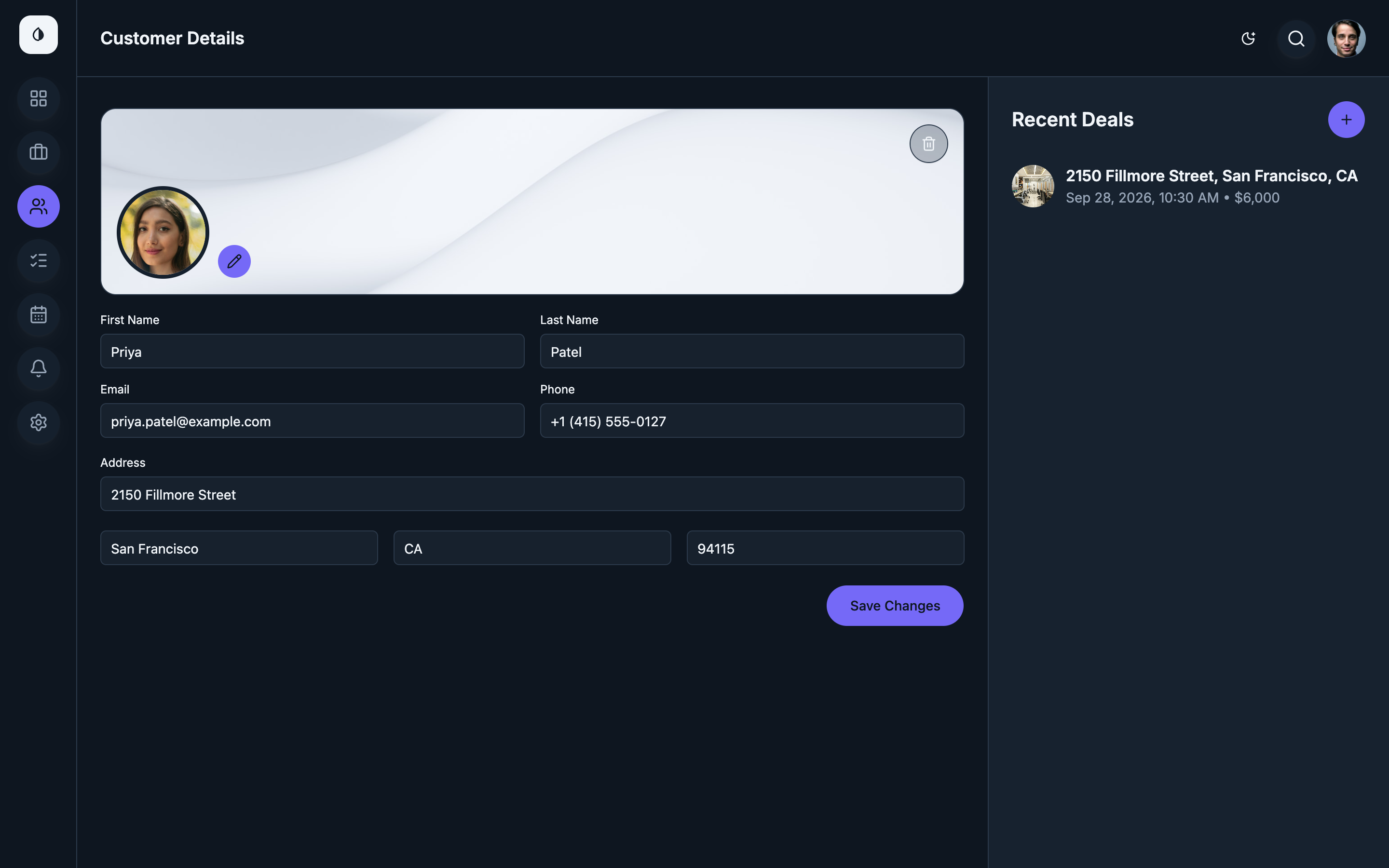 DealFlow web app template preview 5