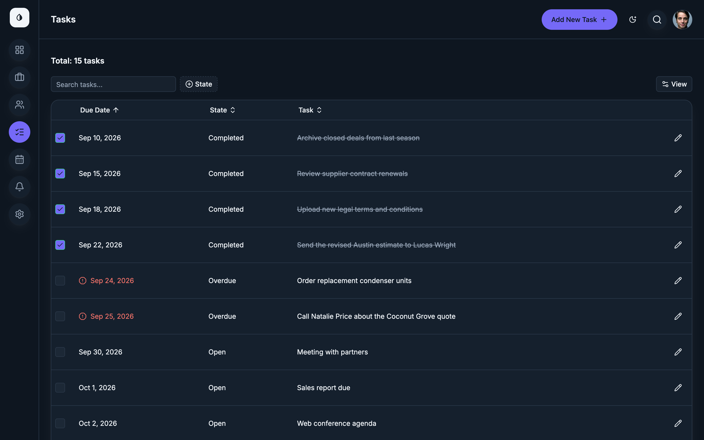 DealFlow web app template preview 8