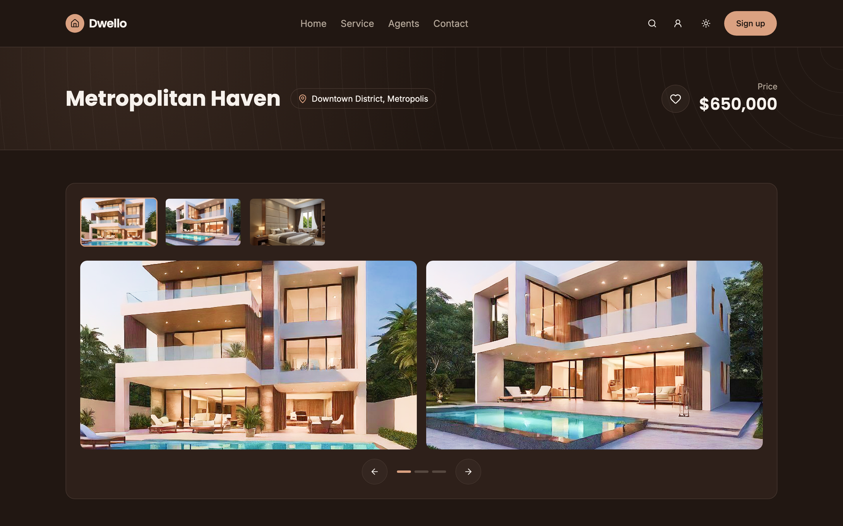 Dwello web app template preview 6