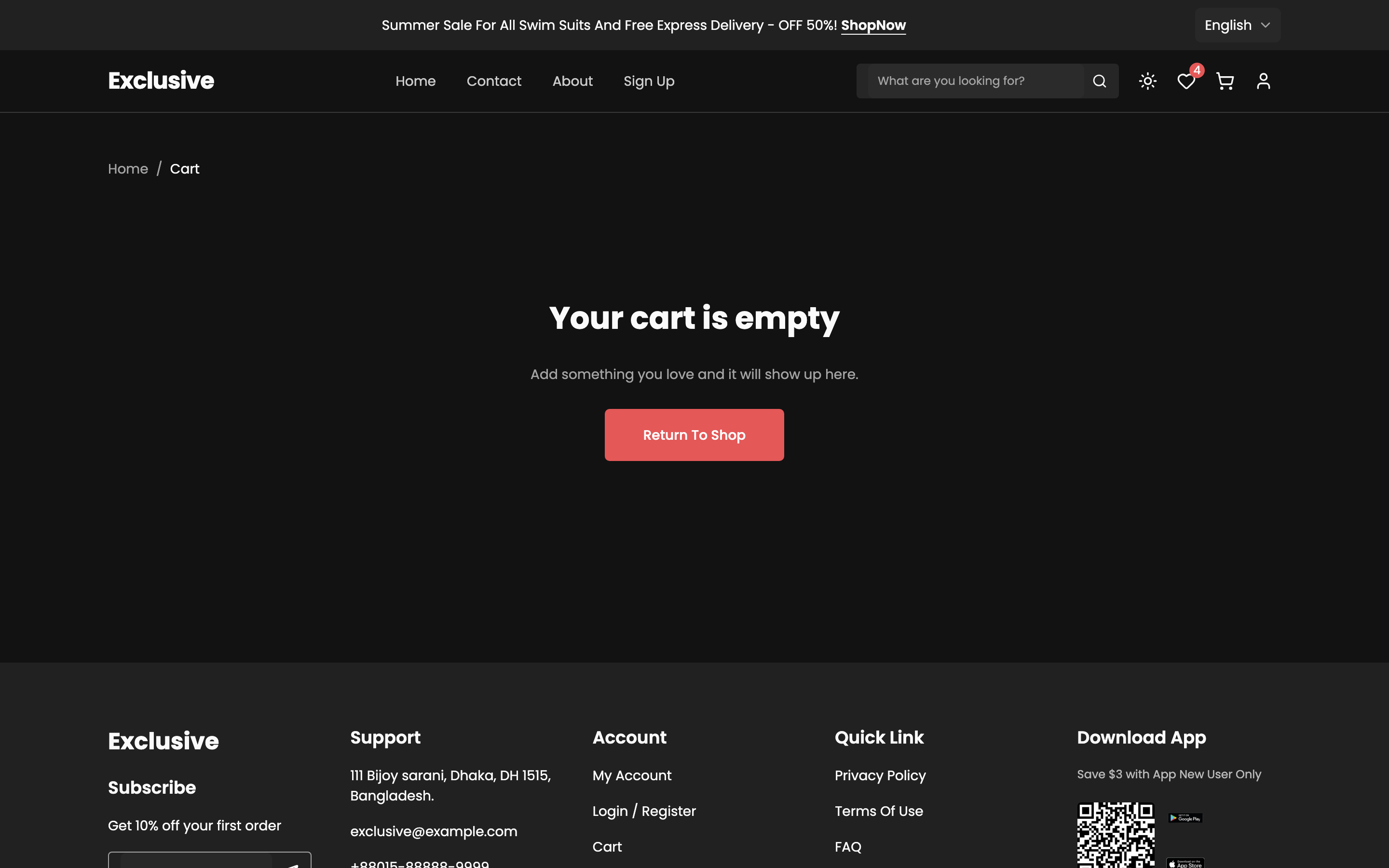 Exclusive web app template preview 5