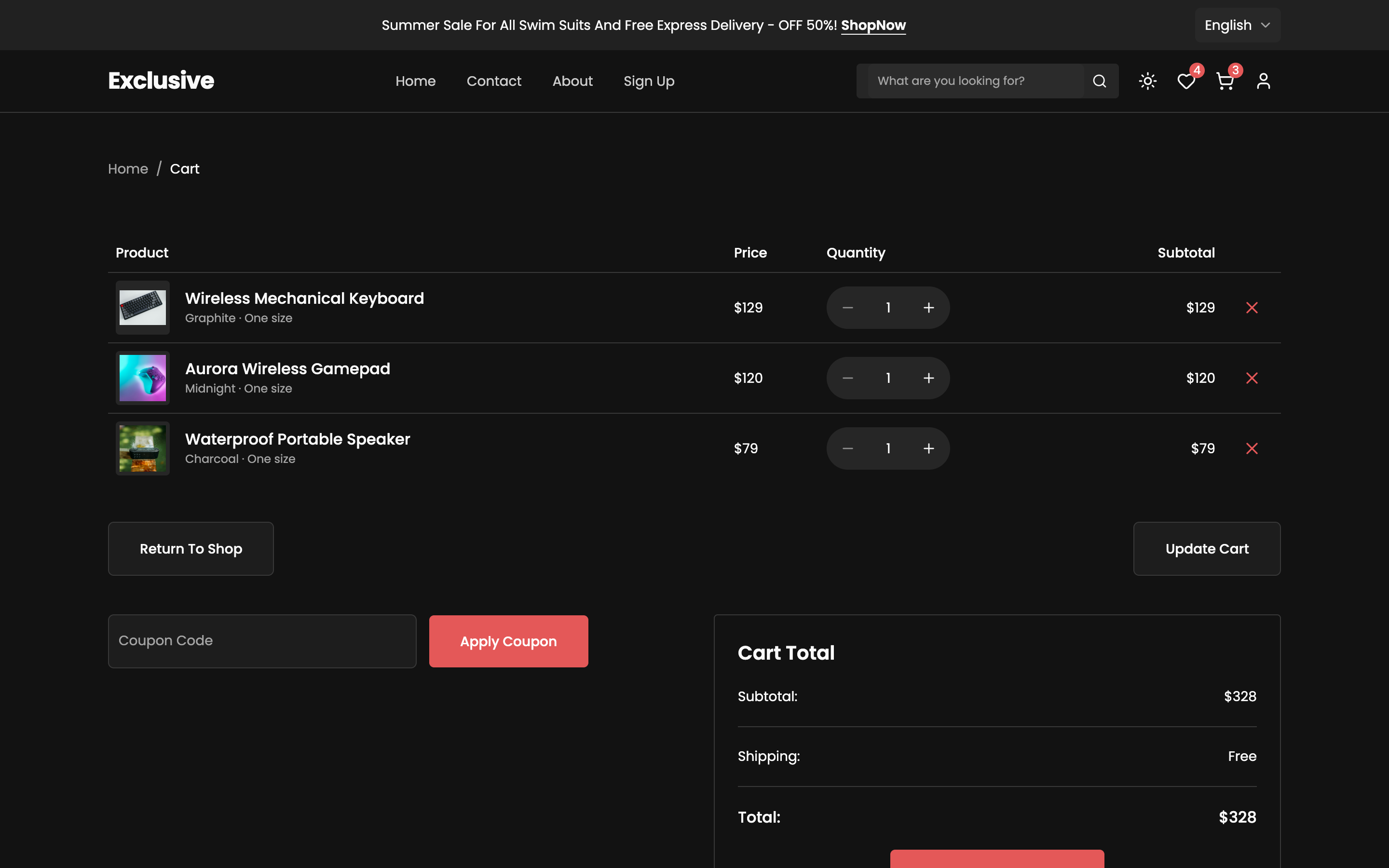 Exclusive web app template preview 5