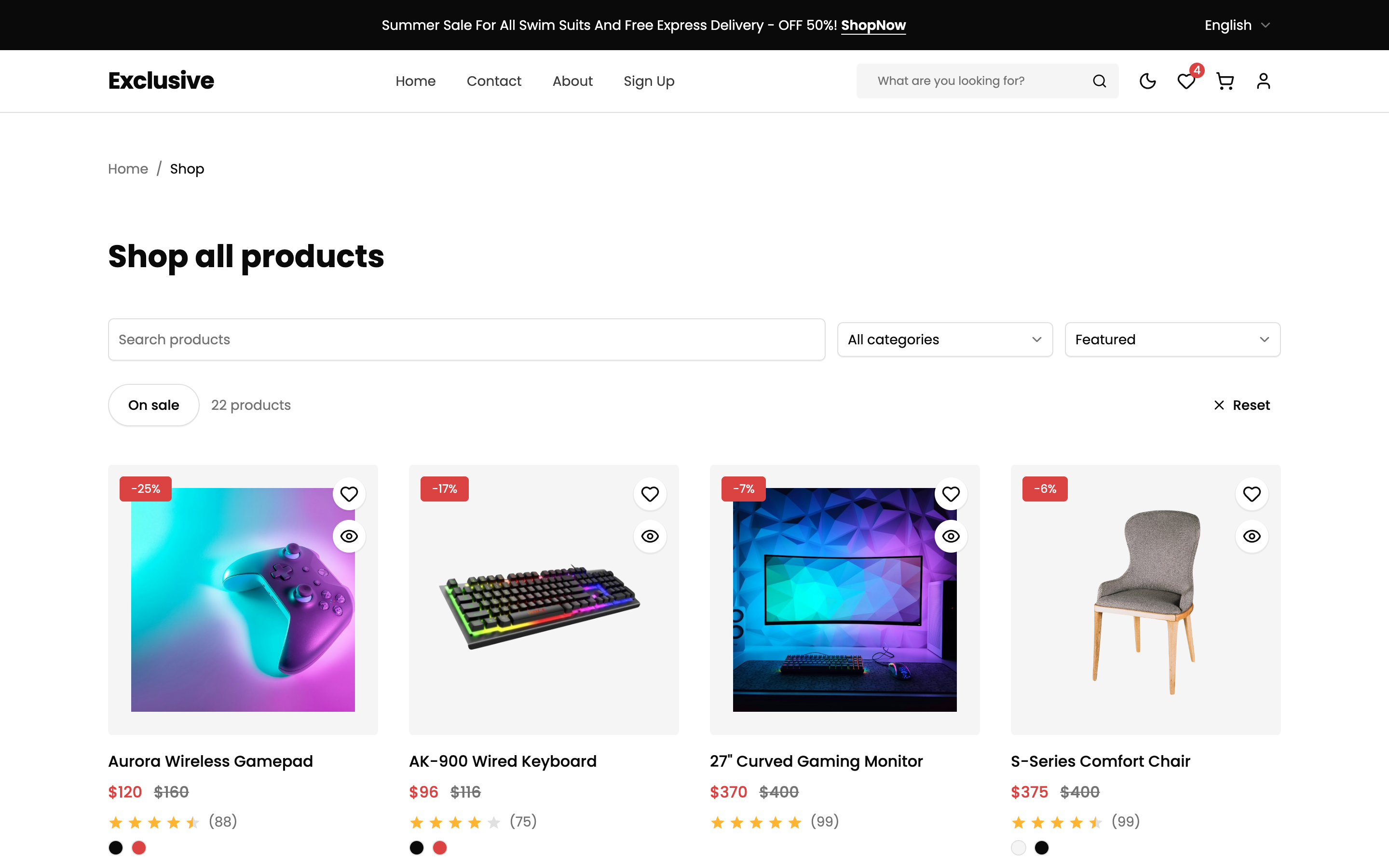 Exclusive web app template preview 3