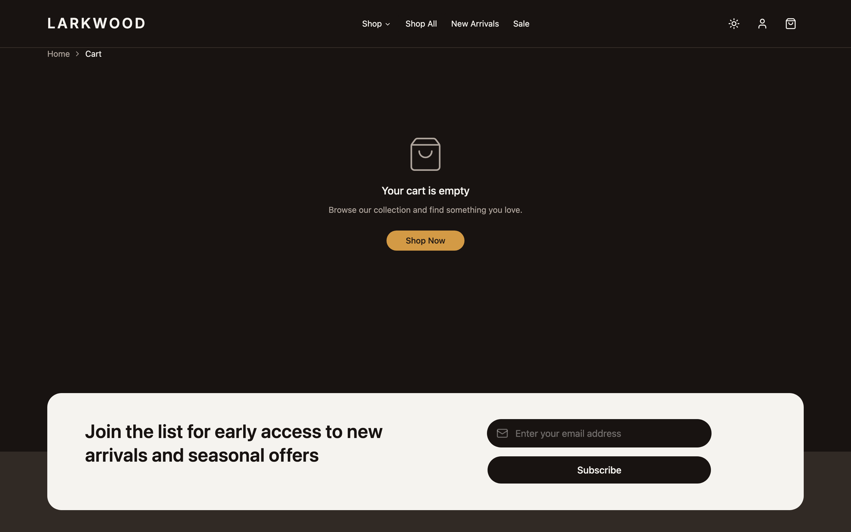 Larkwood Furniture web app template preview 5