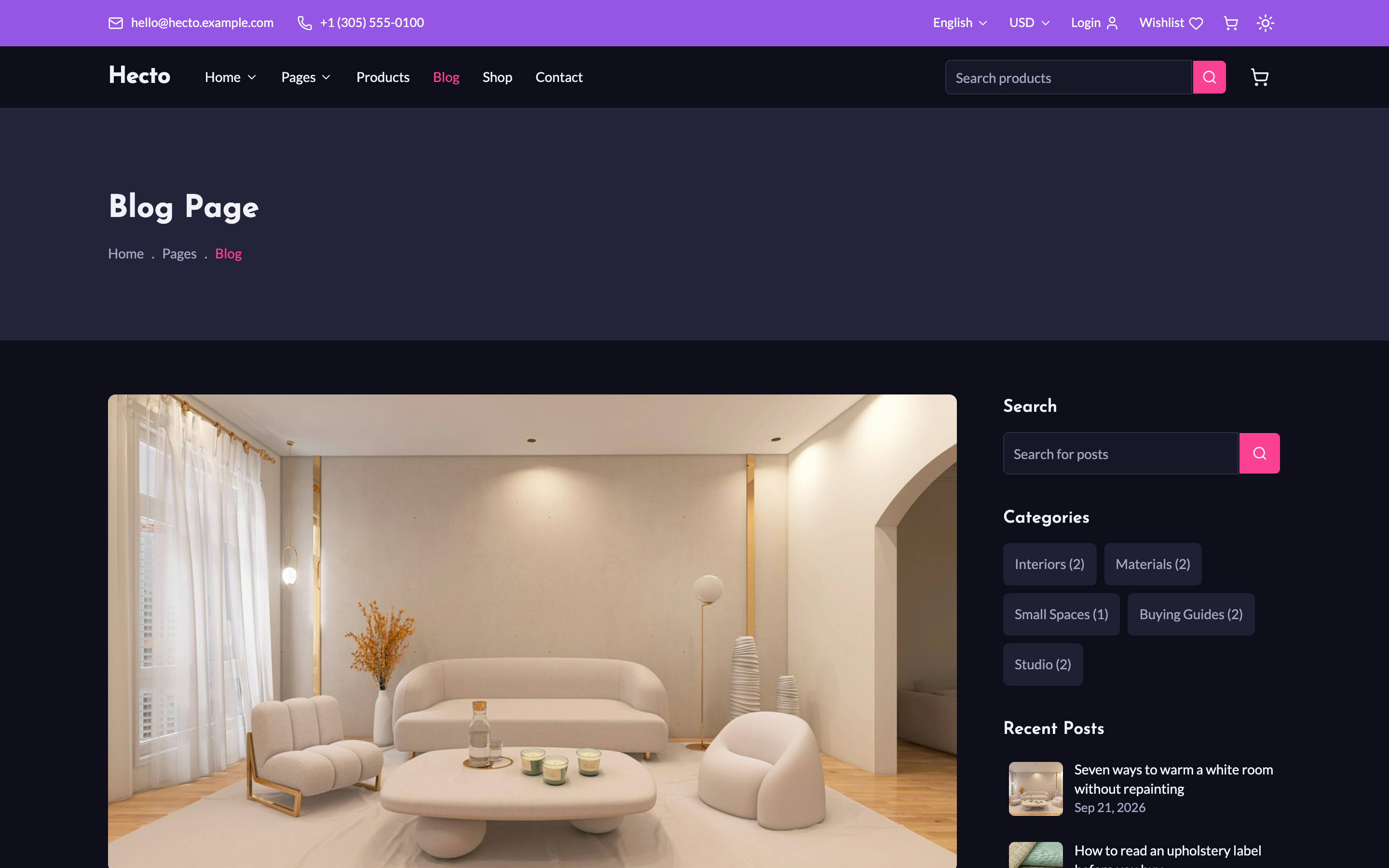 Hecto web app template preview 6