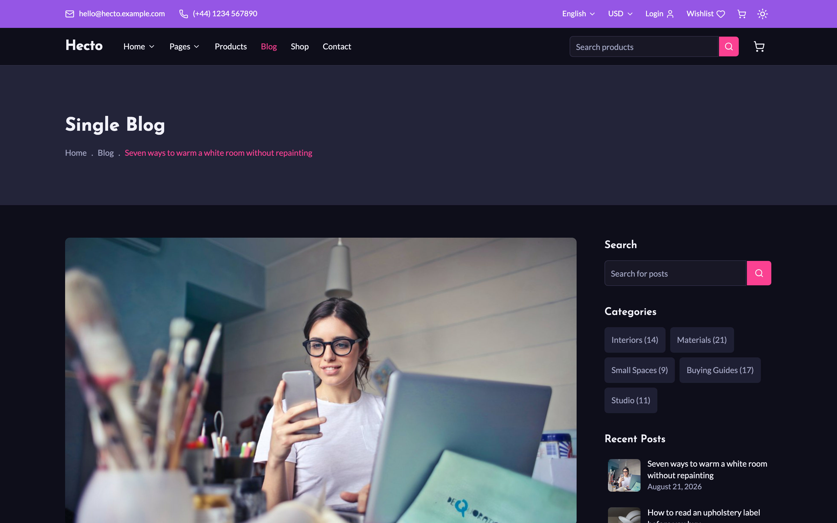 Hecto web app template preview 7