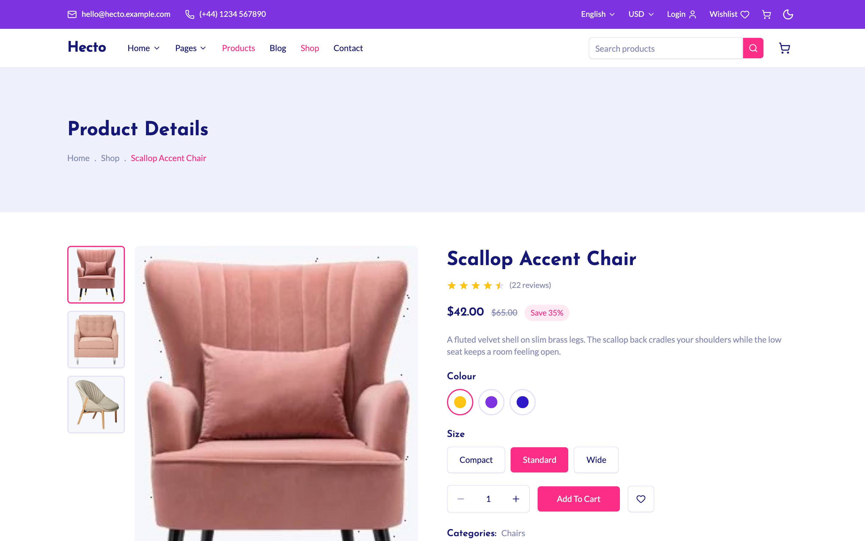 Hecto web app template preview 3