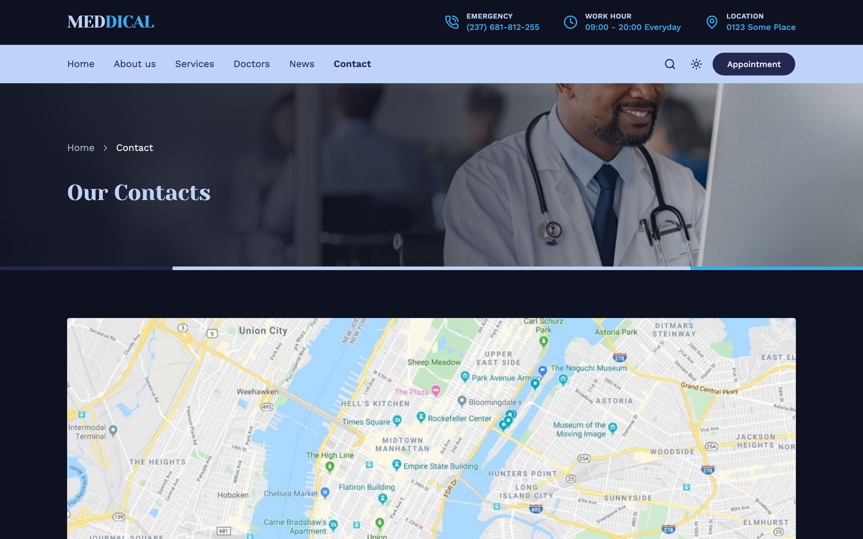 Meddical web app template preview 6
