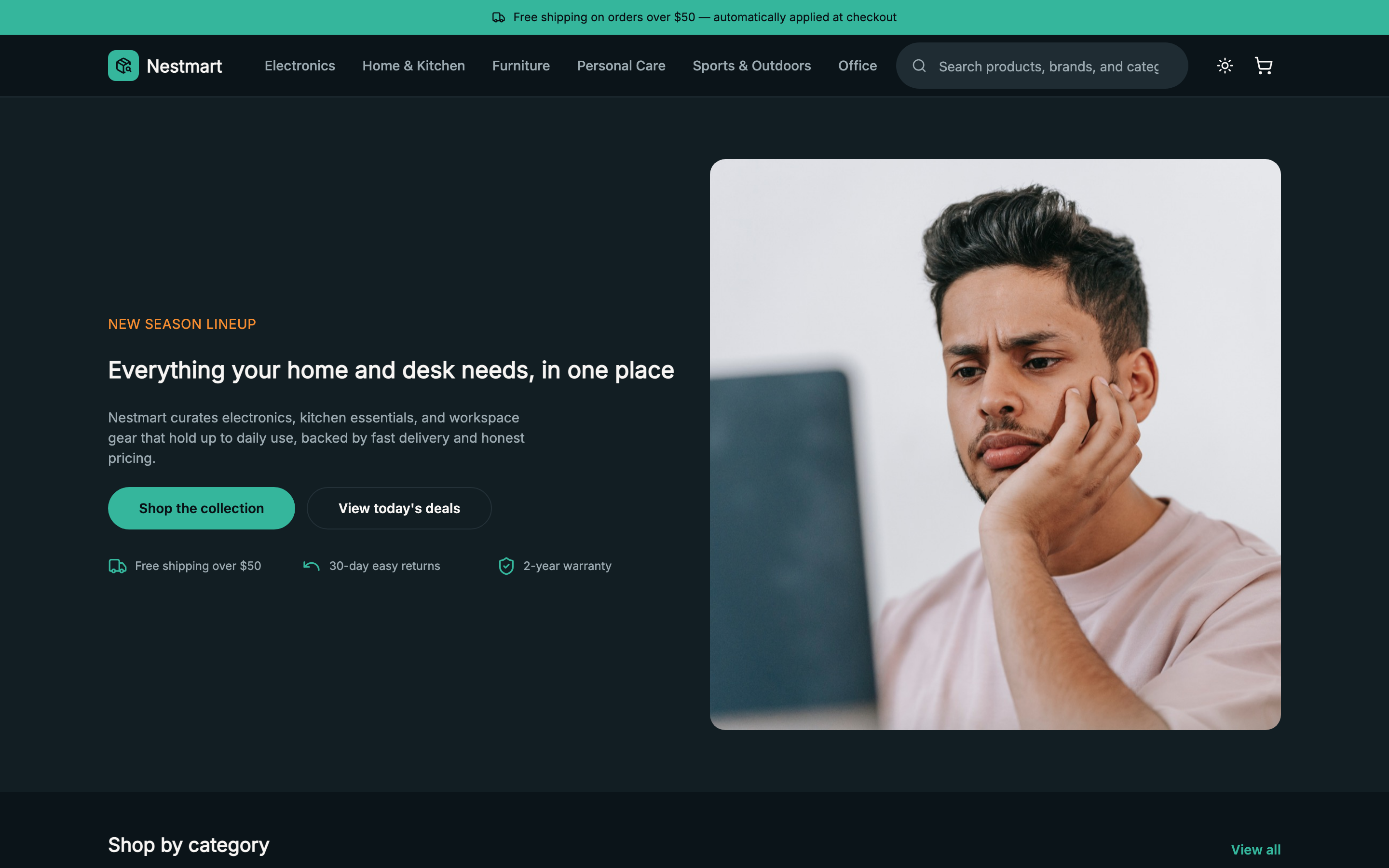 Nestmart web app template preview 5