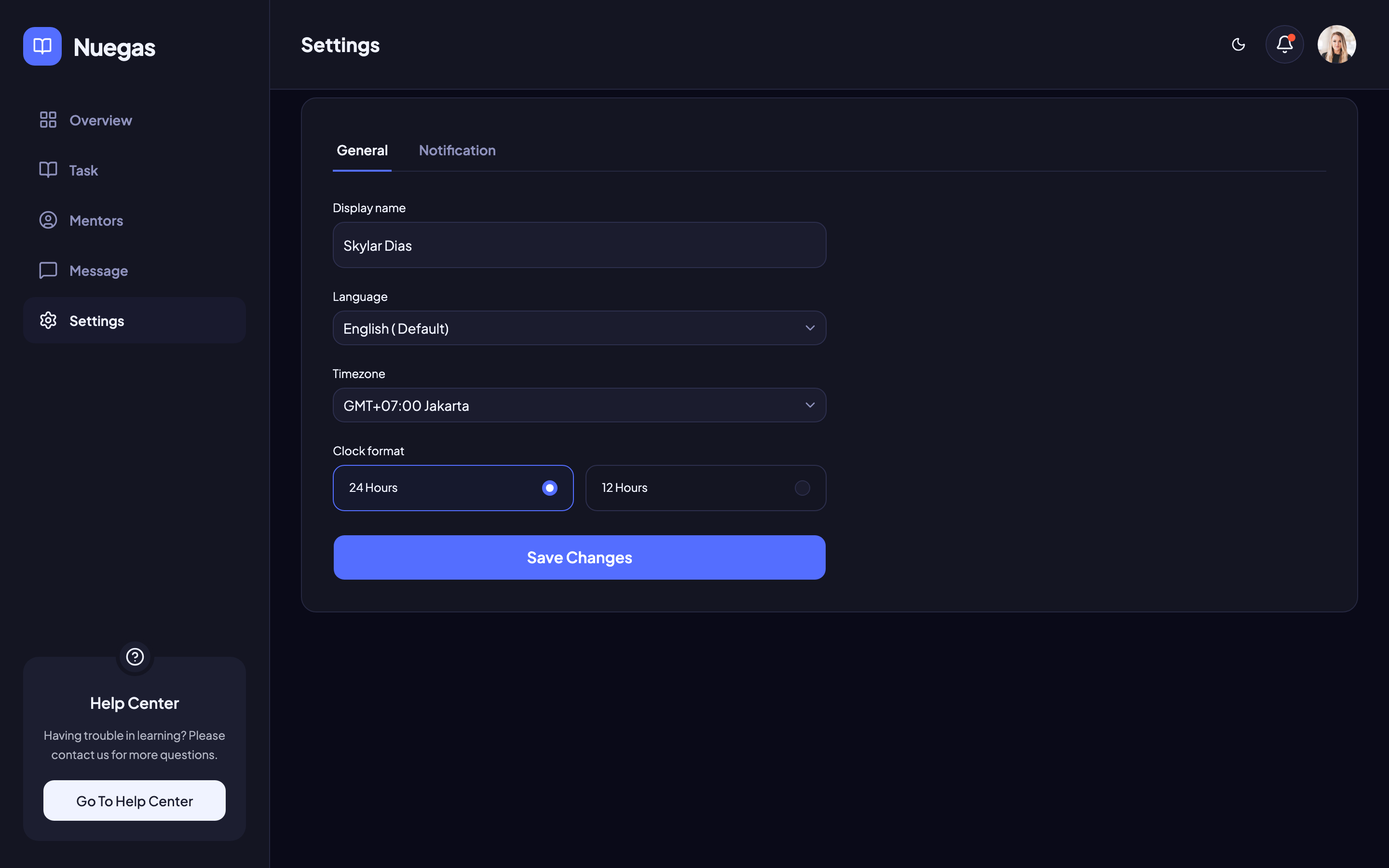 Nuegas web app template preview 5