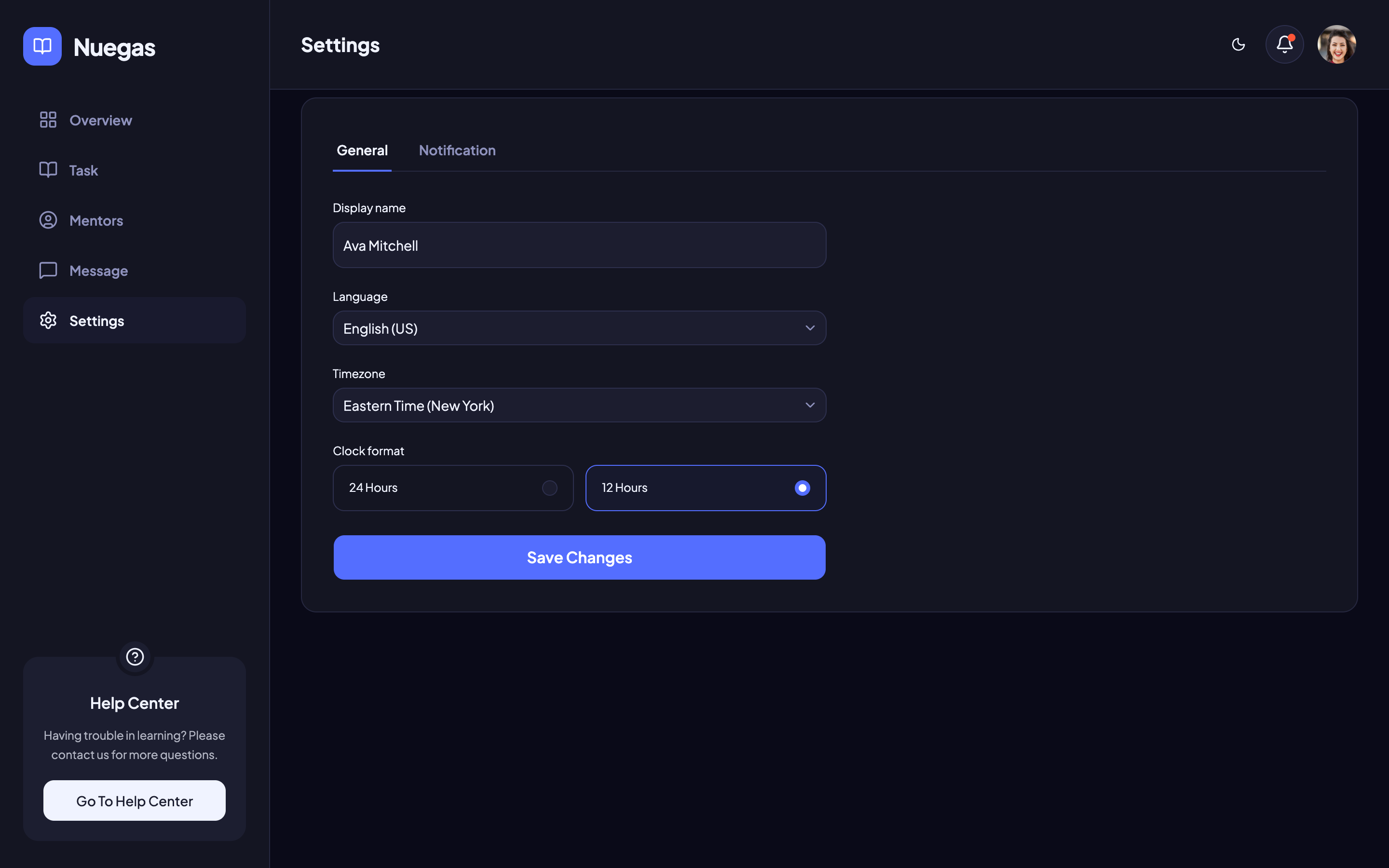 Nuegas web app template preview 5