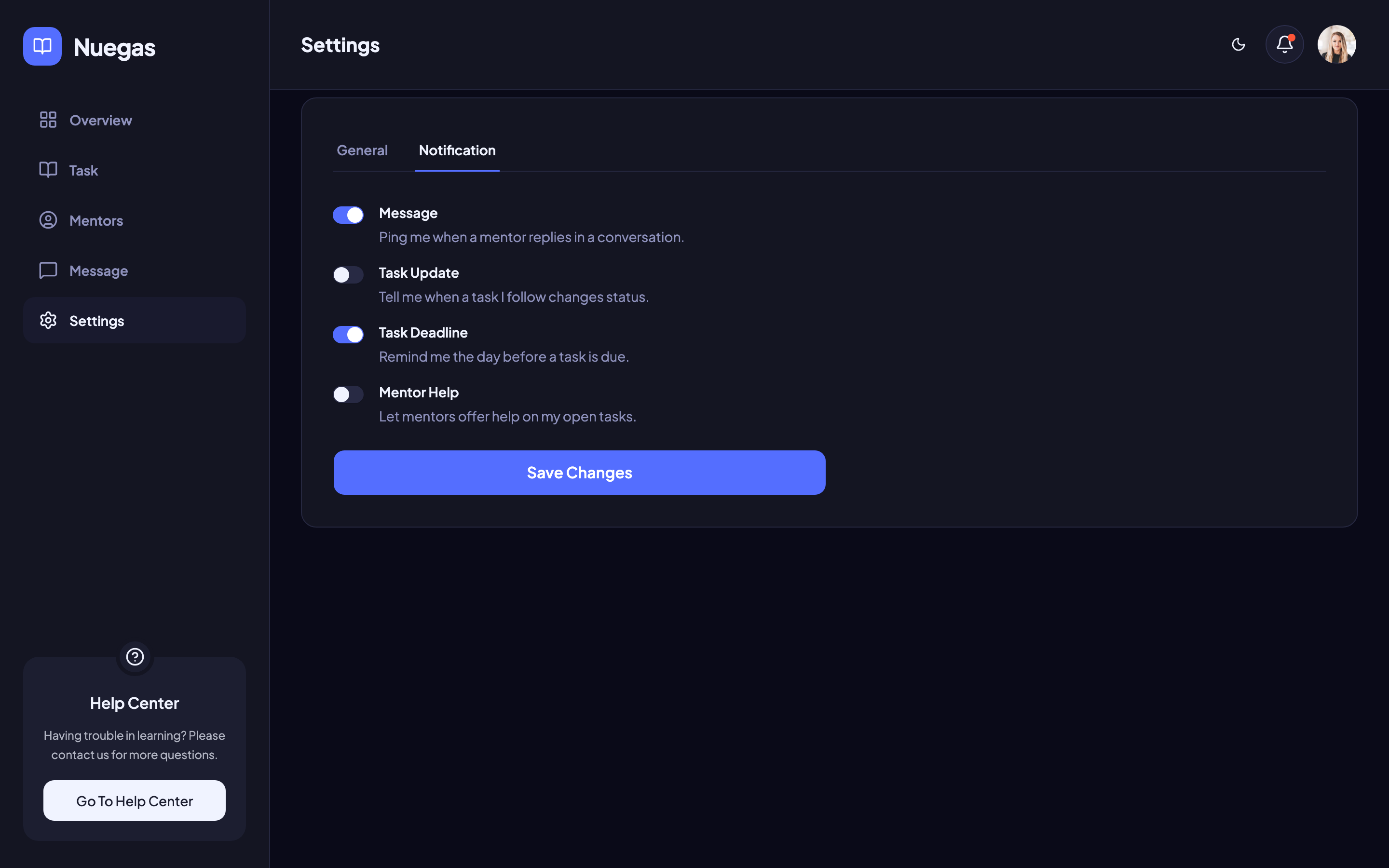Nuegas web app template preview 6