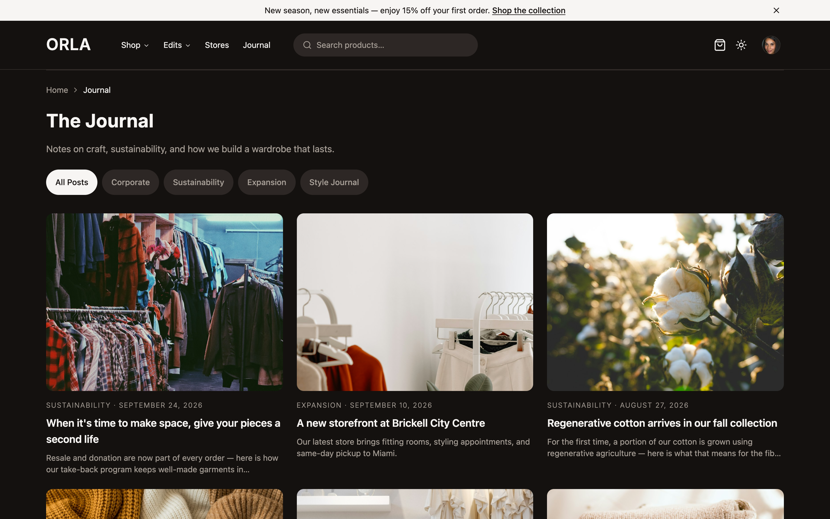 Orla web app template preview 4