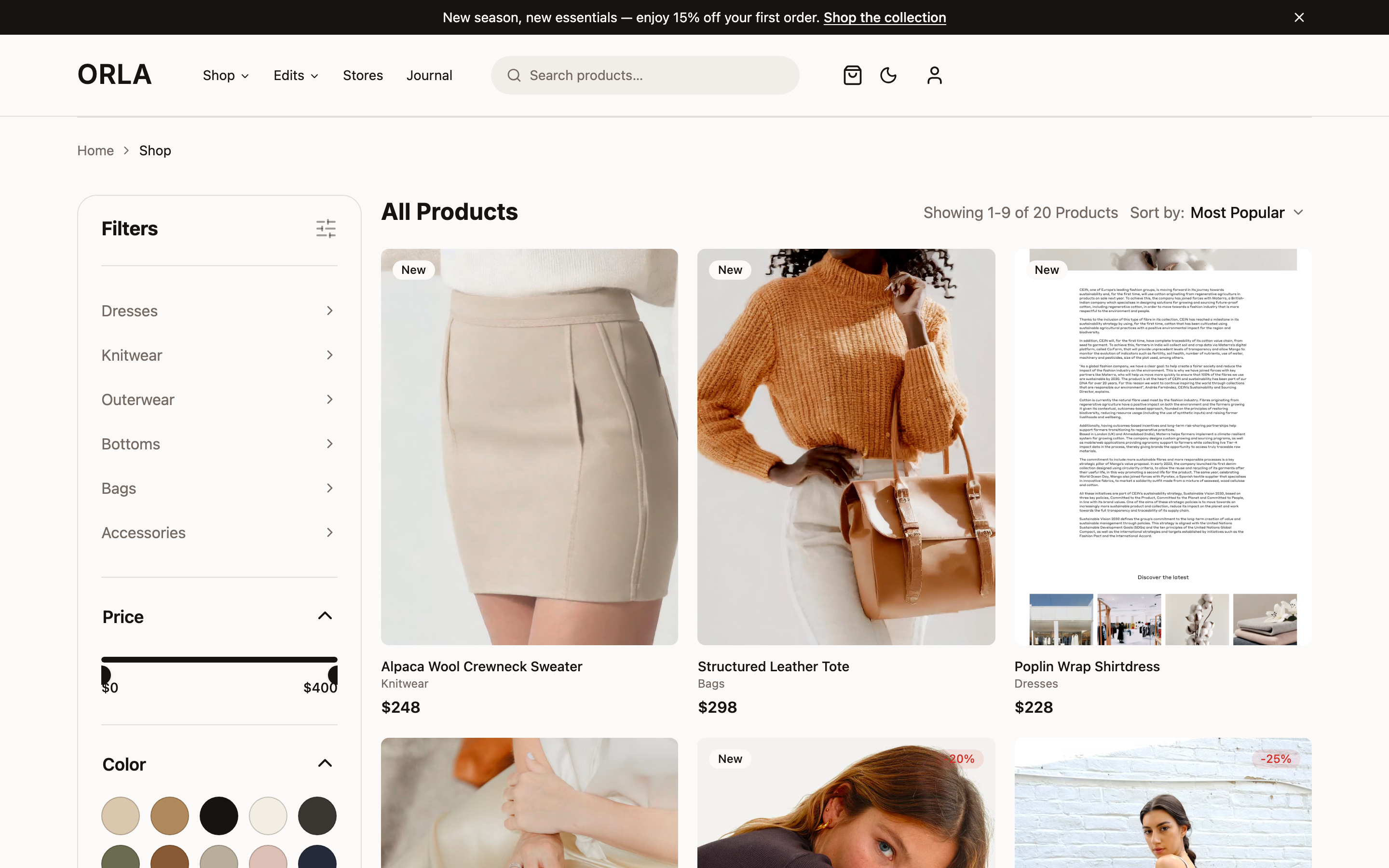 Orla web app template preview 3