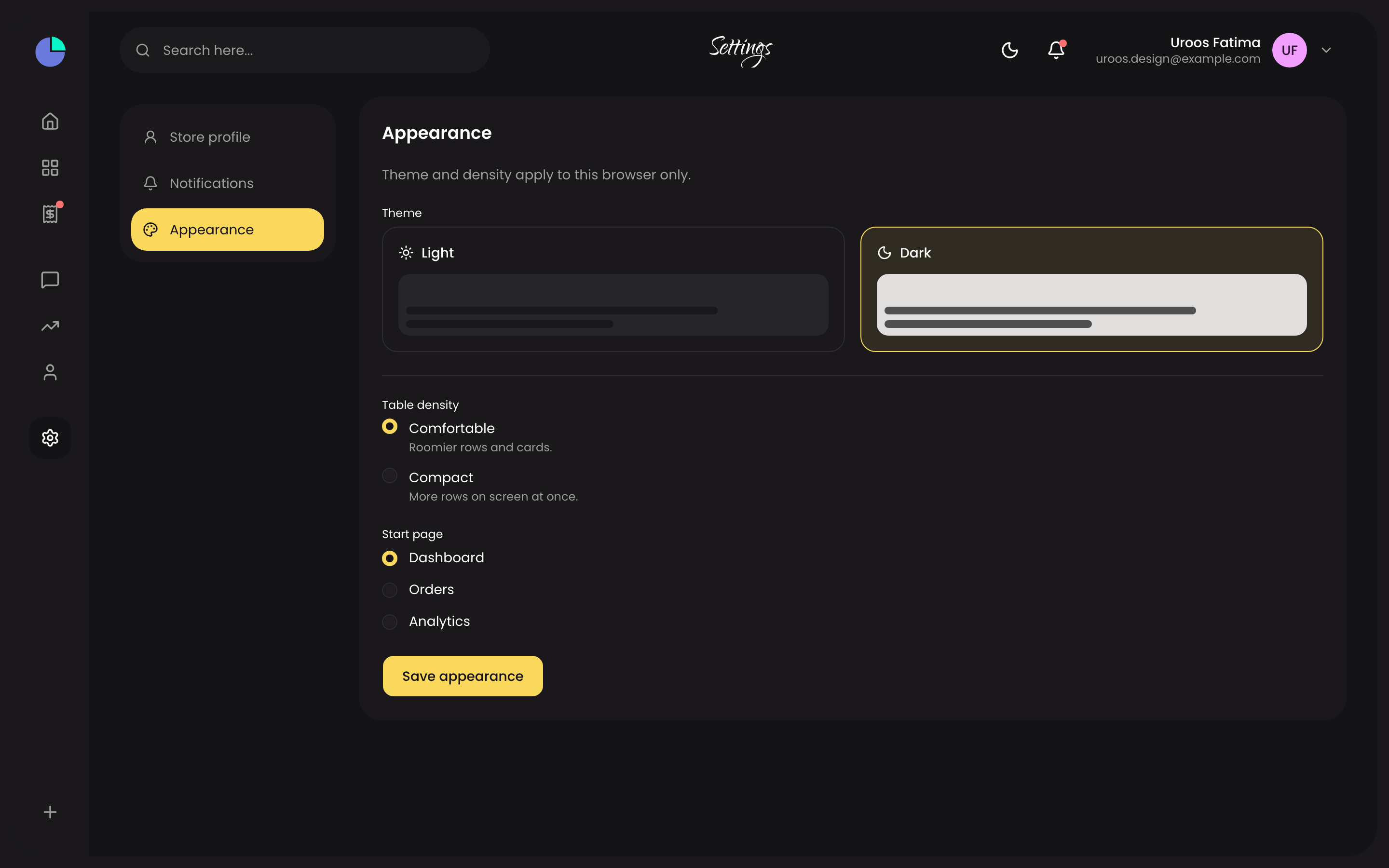 Sales web app template preview 7