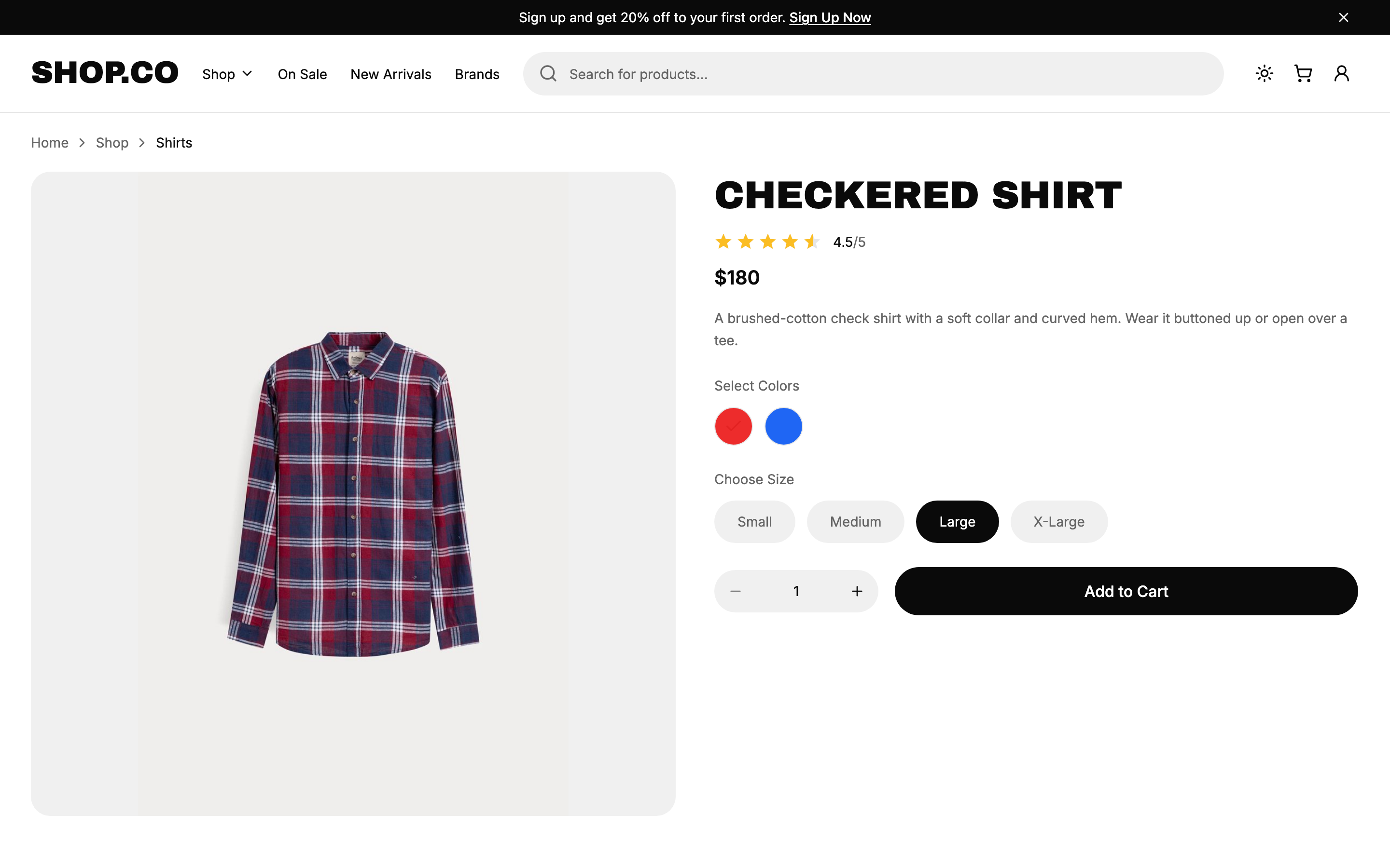 SHOP.CO web app template preview 3