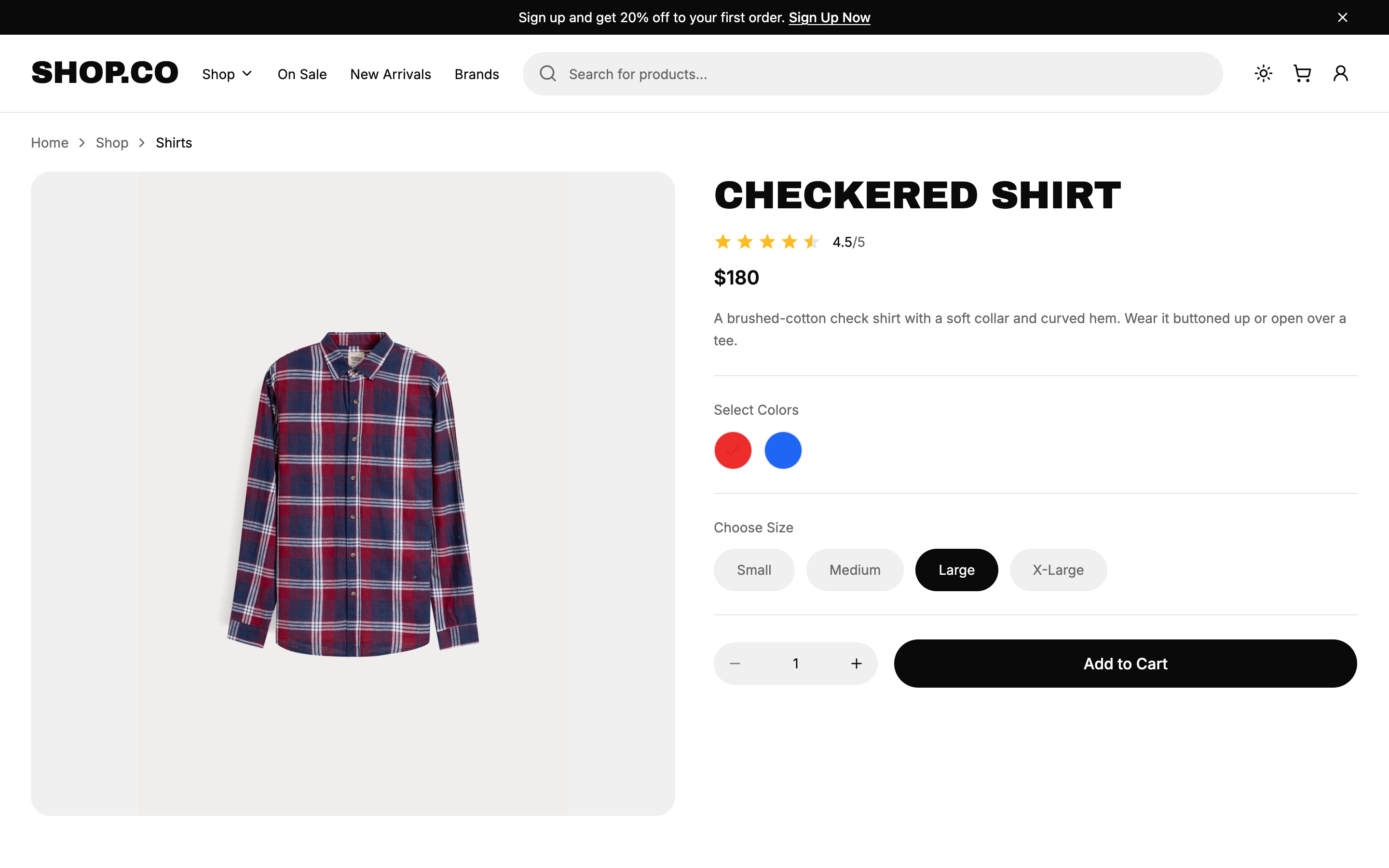 SHOP.CO web app template preview 3