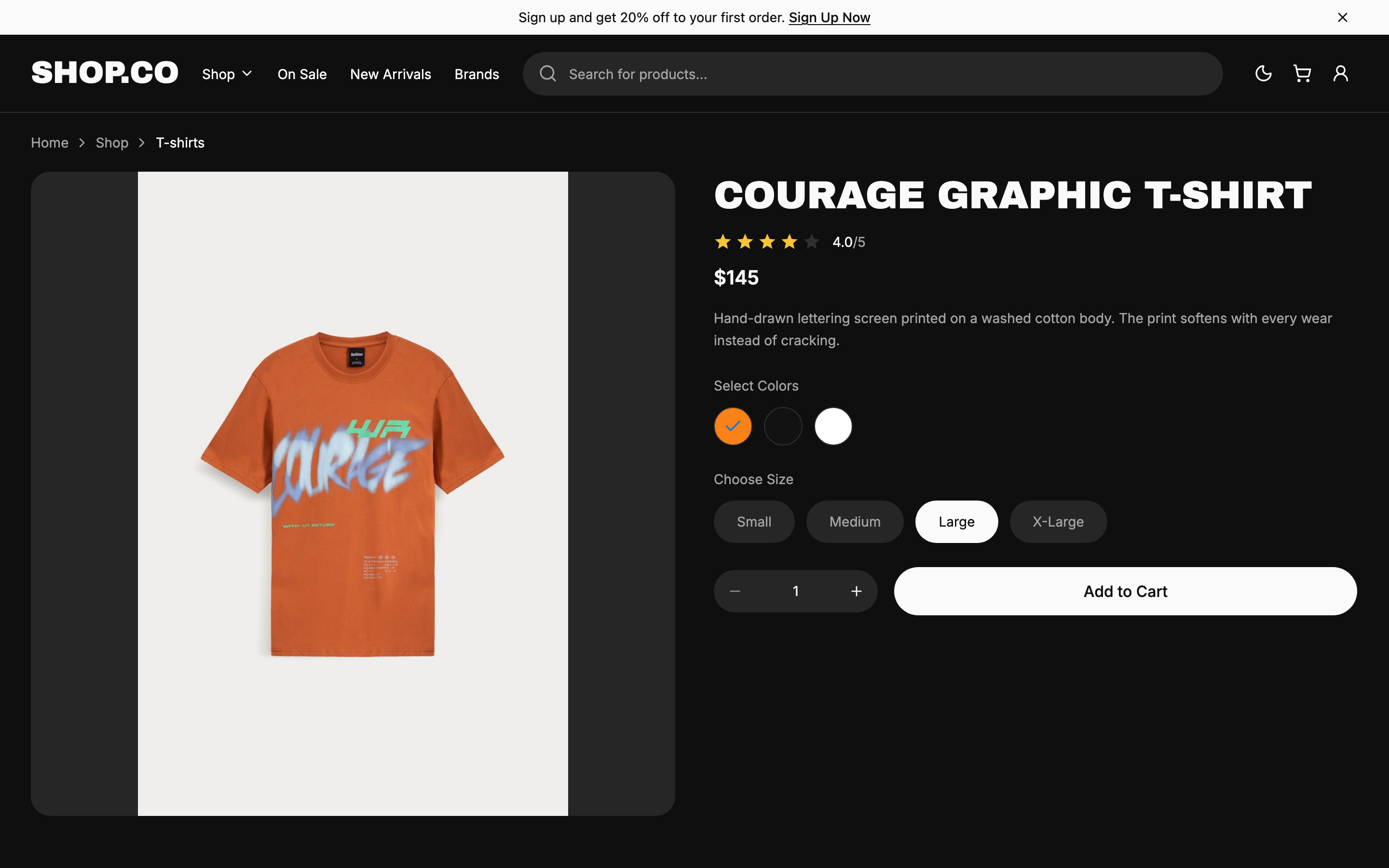 SHOP.CO web app template preview 5