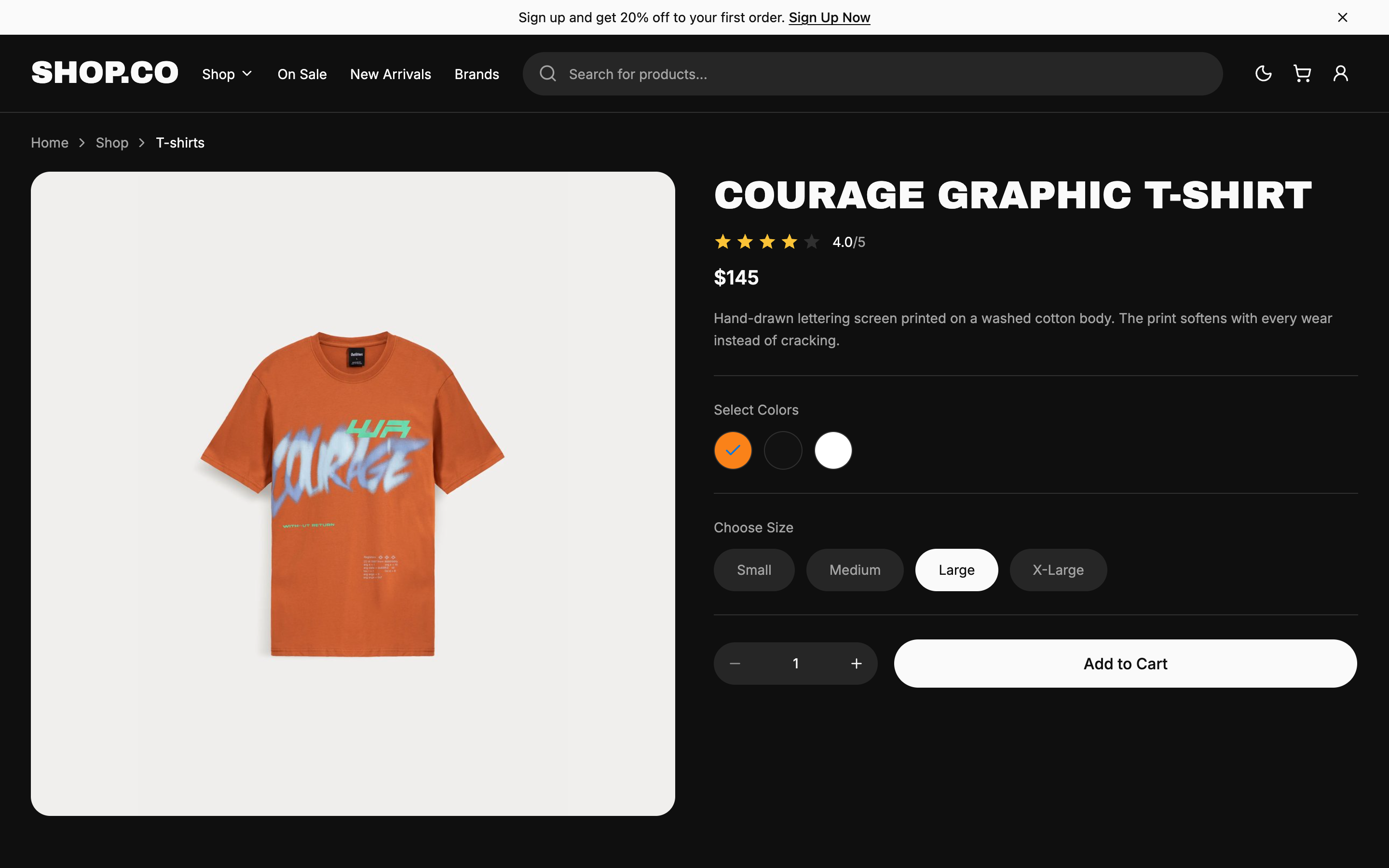 SHOP.CO web app template preview 5