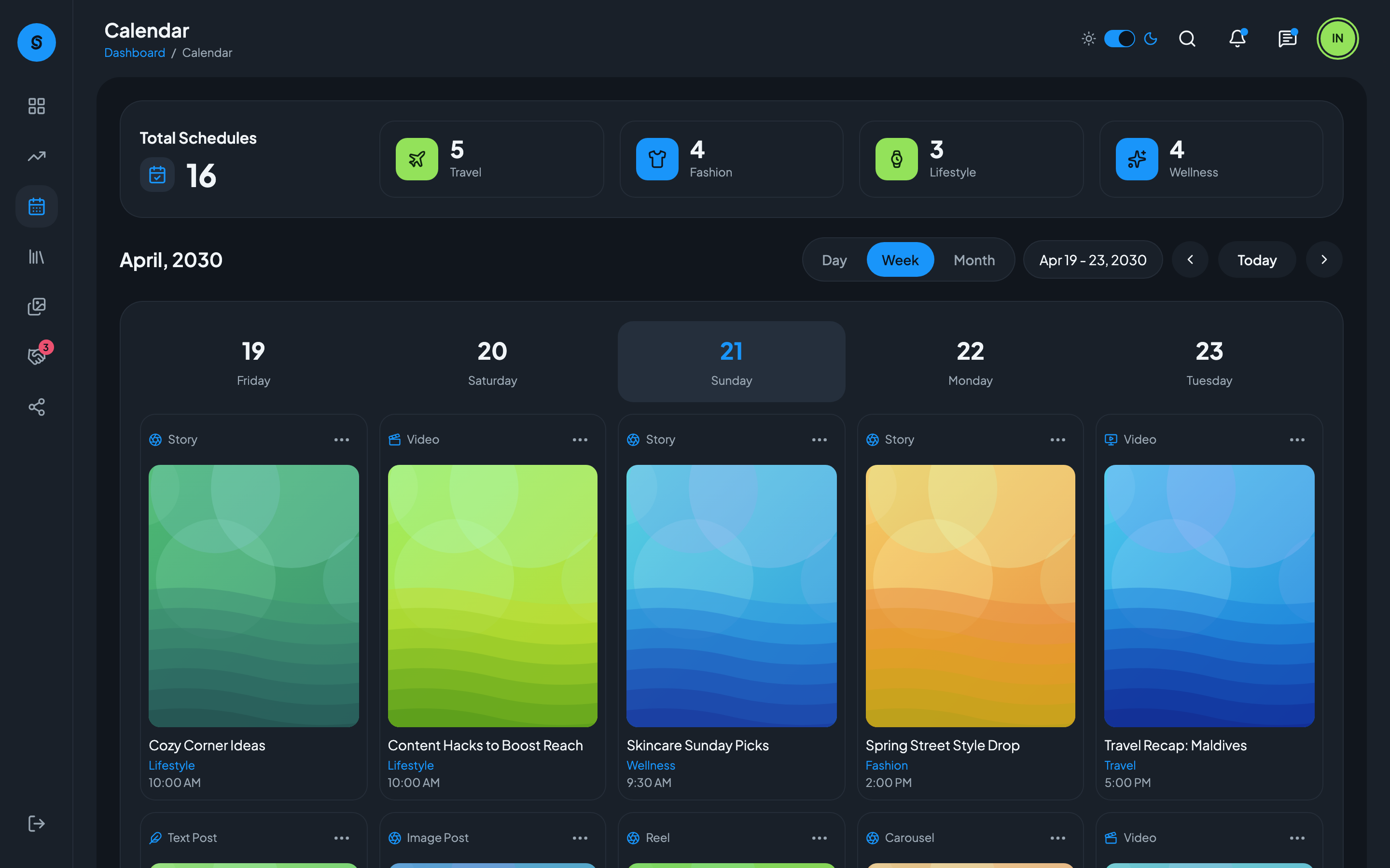 Sociofy web app template preview 6