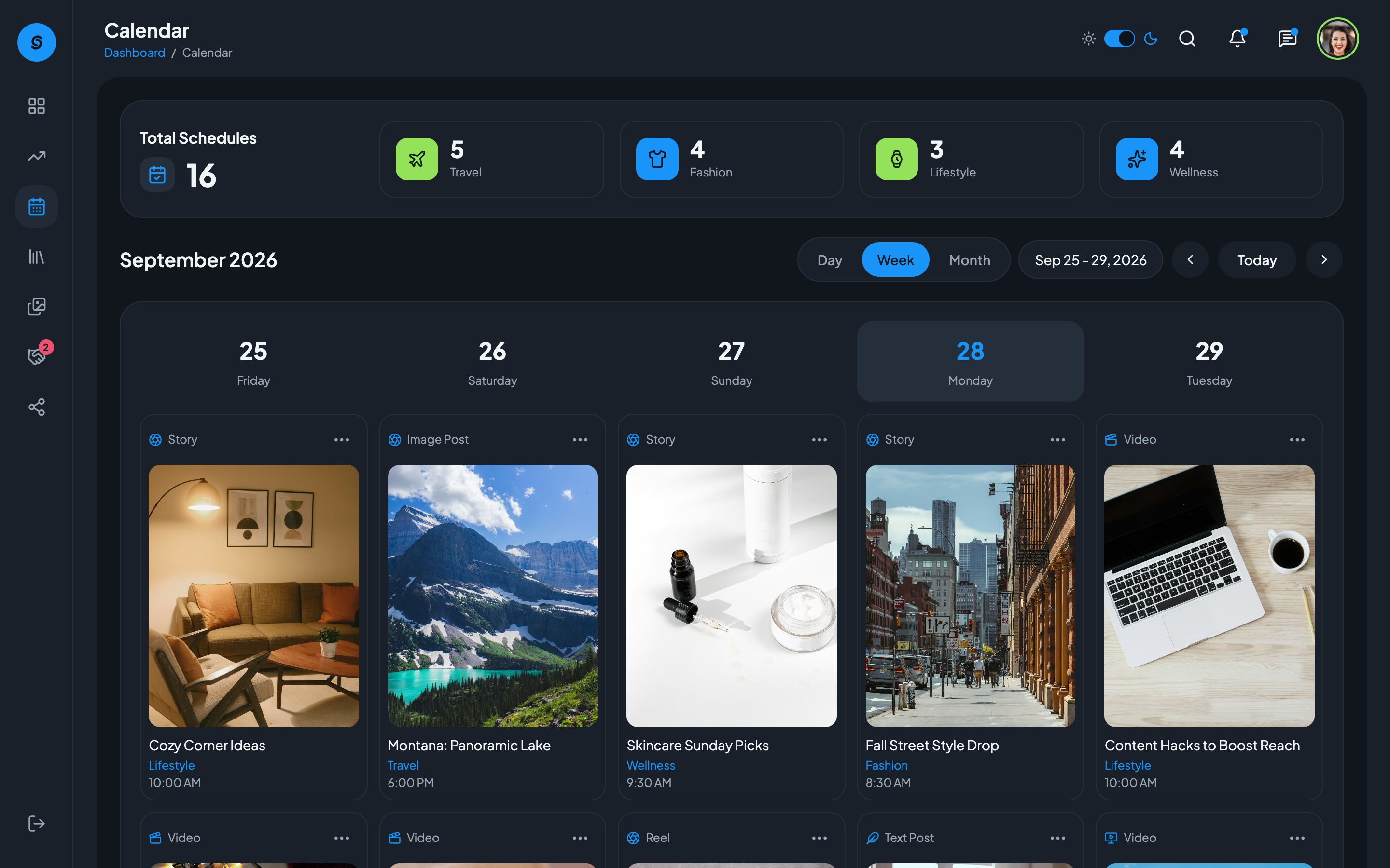 Sociofy web app template preview 6