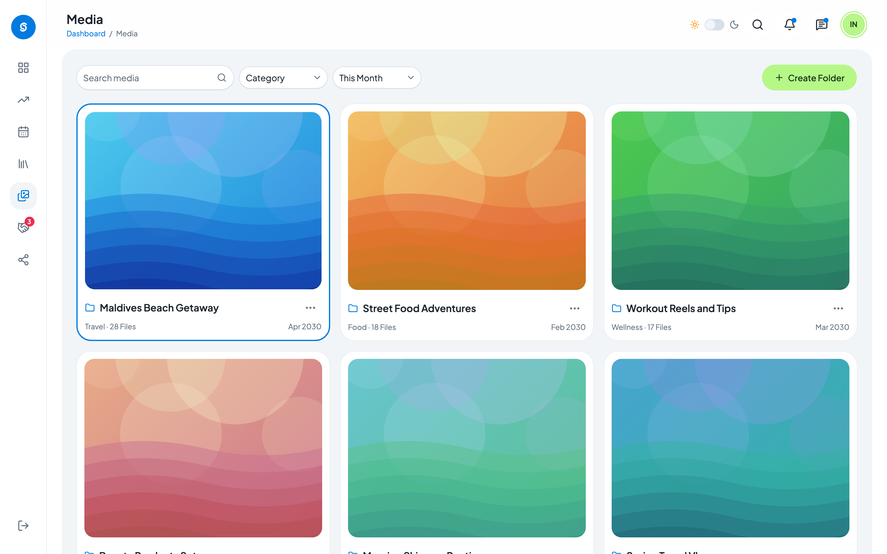 Sociofy web app template preview 5