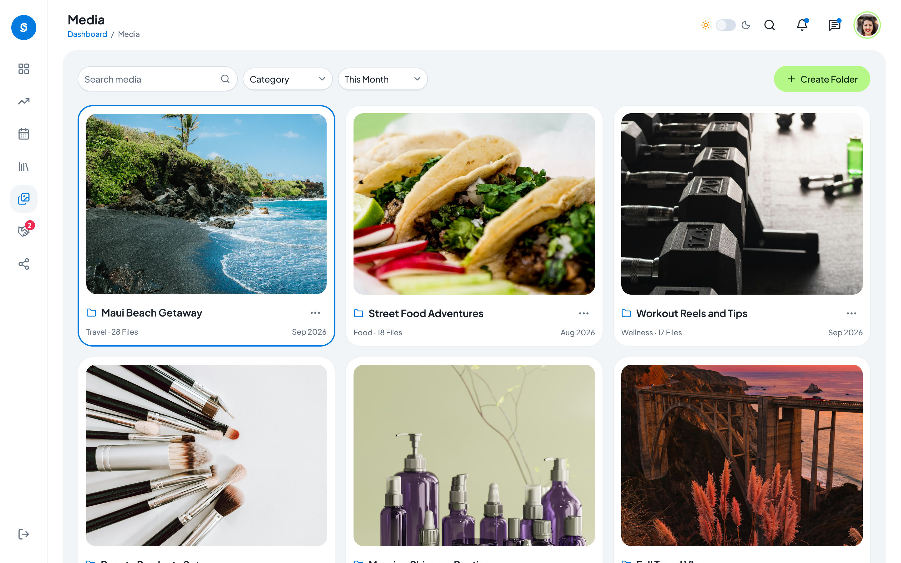Sociofy web app template preview 5