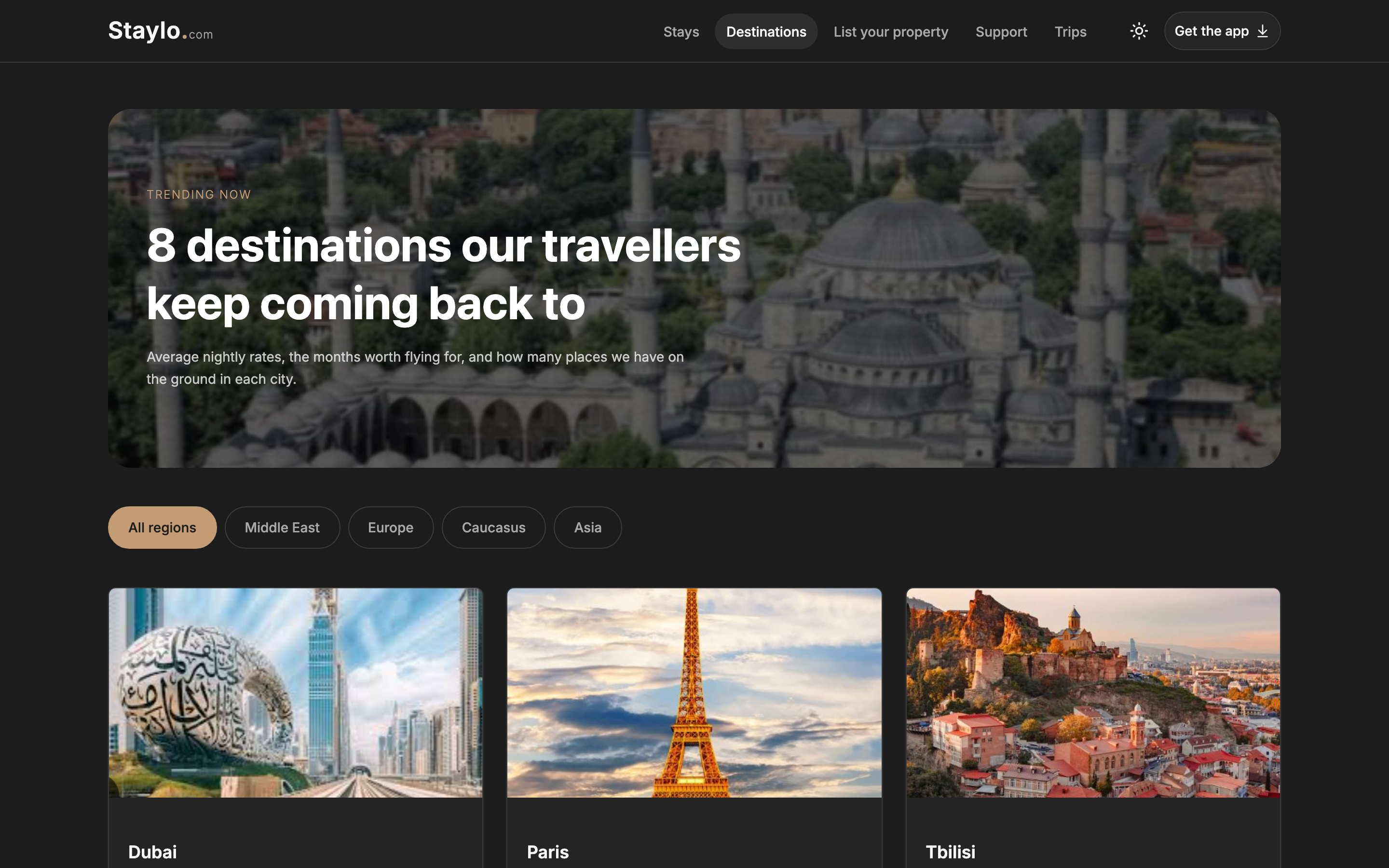 Staylo web app template preview 4