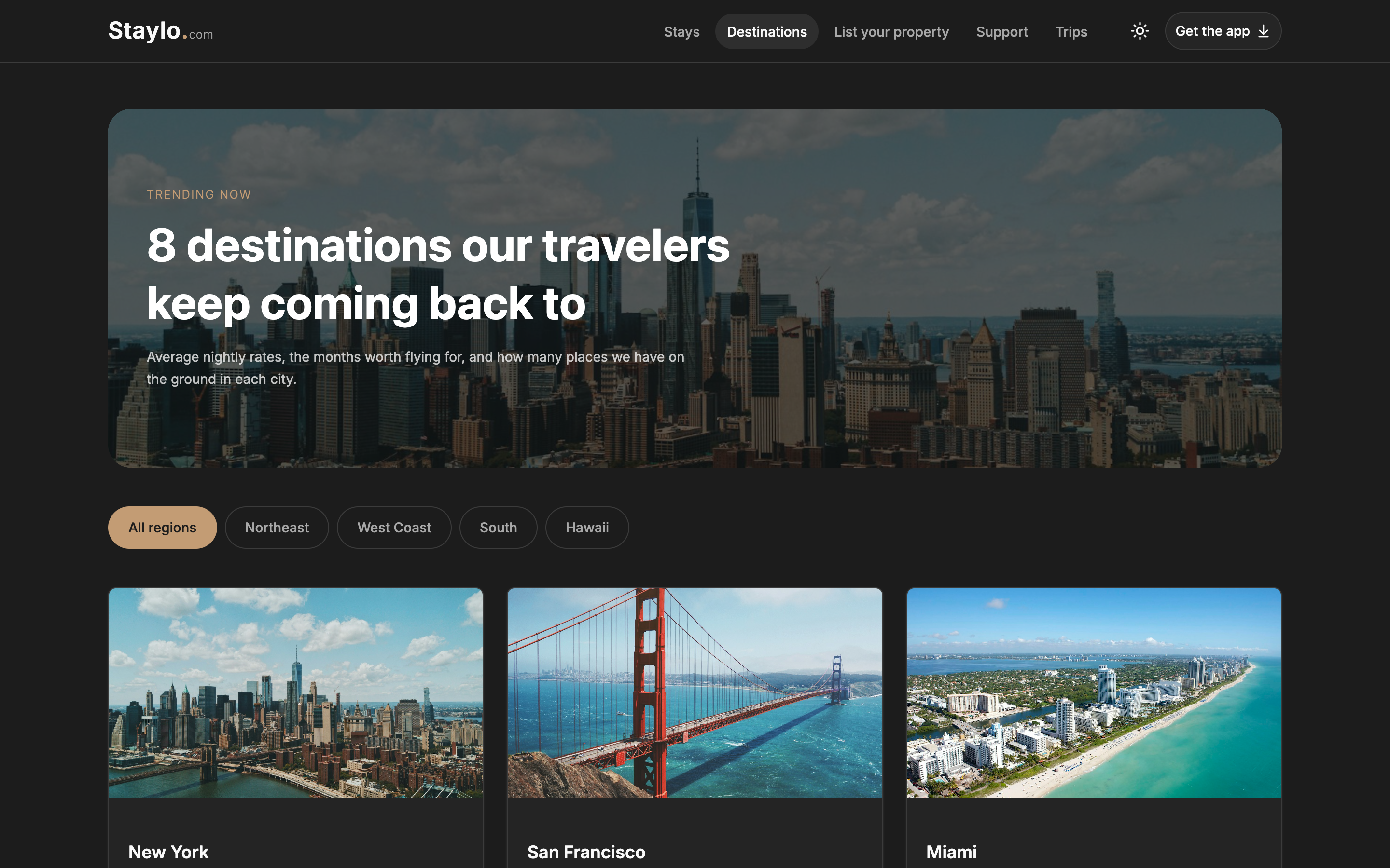 Staylo web app template preview 4