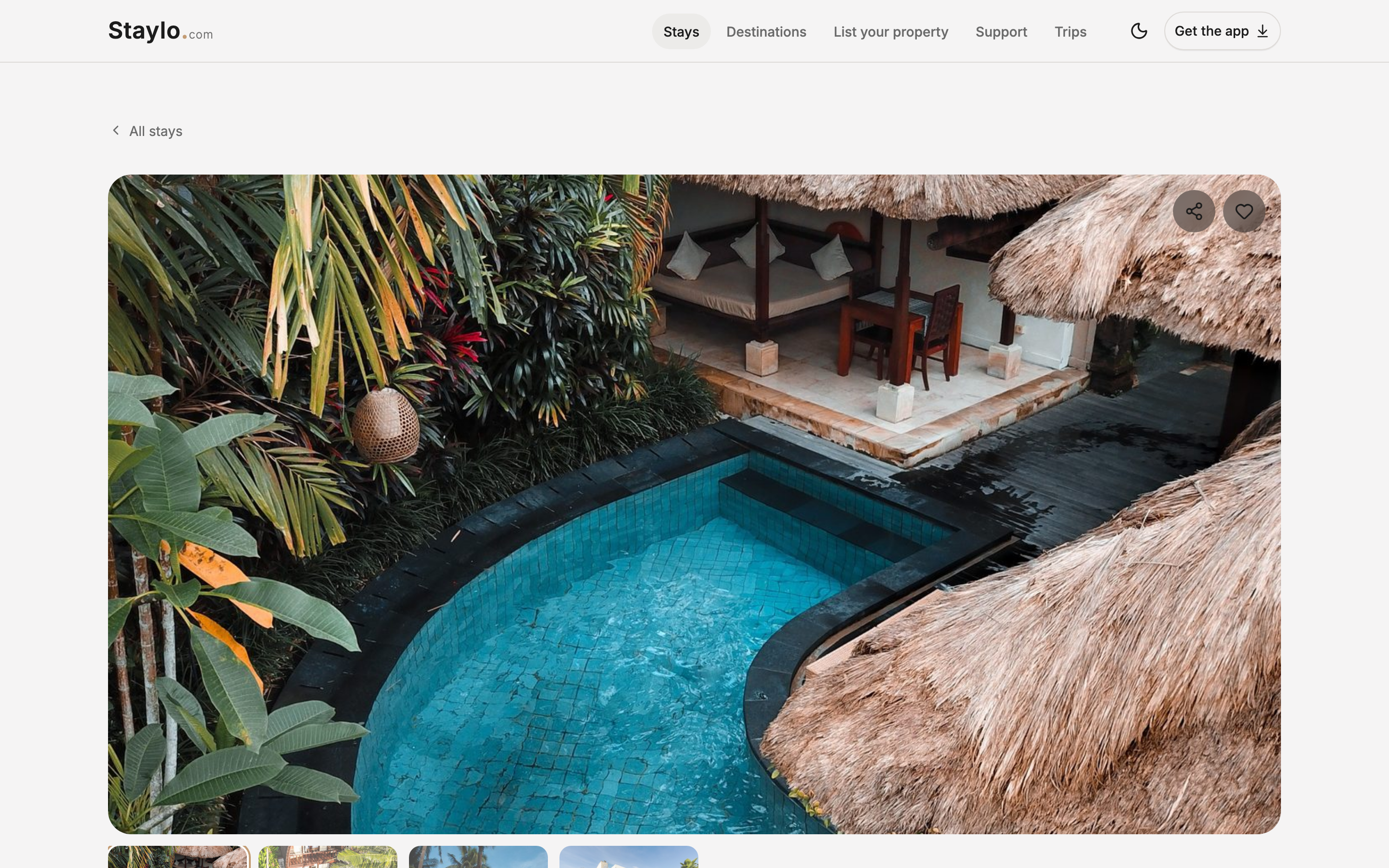 Staylo web app template preview 2